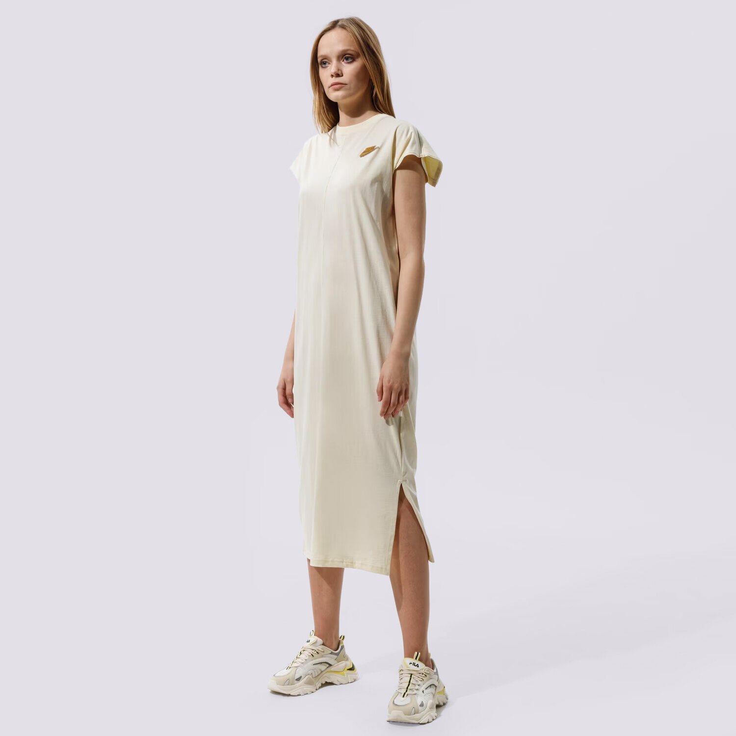 Femei rochii și fuste NIKE ROCHIE W NSW TRENINGS EARTH DAY FT CZ9247-113 Bej