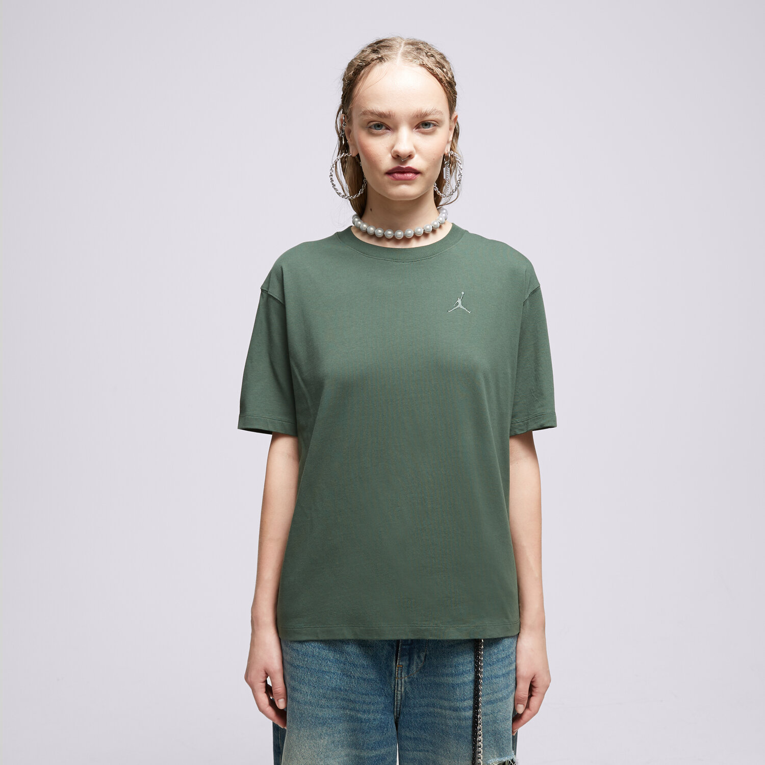 Femei tricou JORDAN TRICOU W J ESSEN GF CORE 23  FN4500-337 Verde