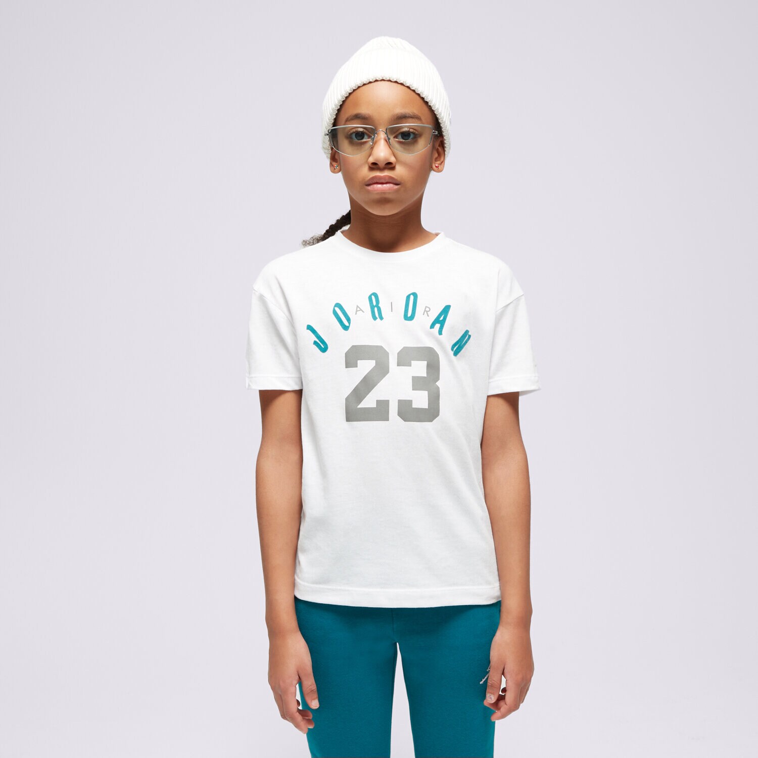 Copii tricou JORDAN TRICOU 23 SOFT TOUCH SS GIRL 45C826-001 Alb
