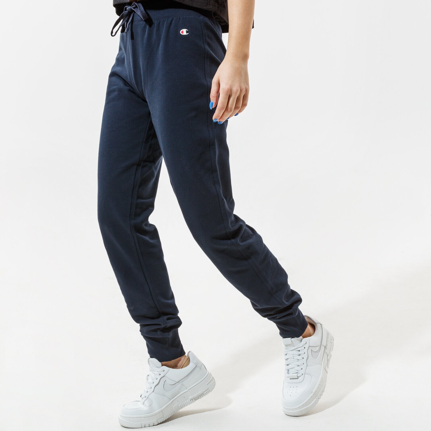 Femei pantaloni CHAMPION PANTALONI  RIB CUFF PANTS 111414BS501 Bleumarin