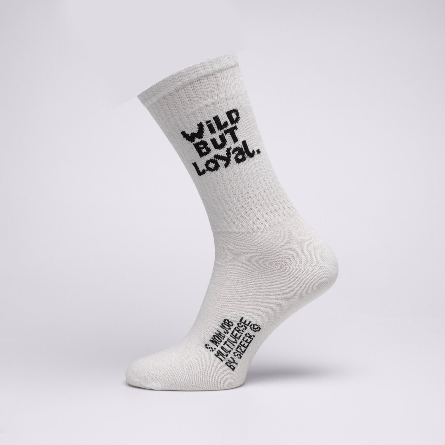 Femei șosete S.NOW JOB SIZEER SOCKS "WILD BUT LOYAL"  SI123SKD51001 Alb
