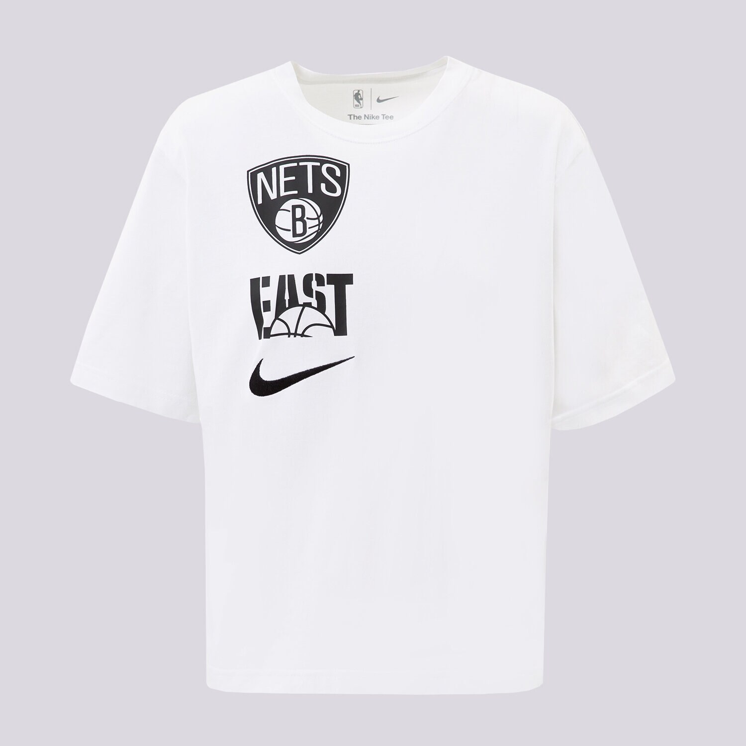 Femei tricou NIKE TRICOU BKN W NK ES VS BOXY TEE NBA DZ0193-100 Alb