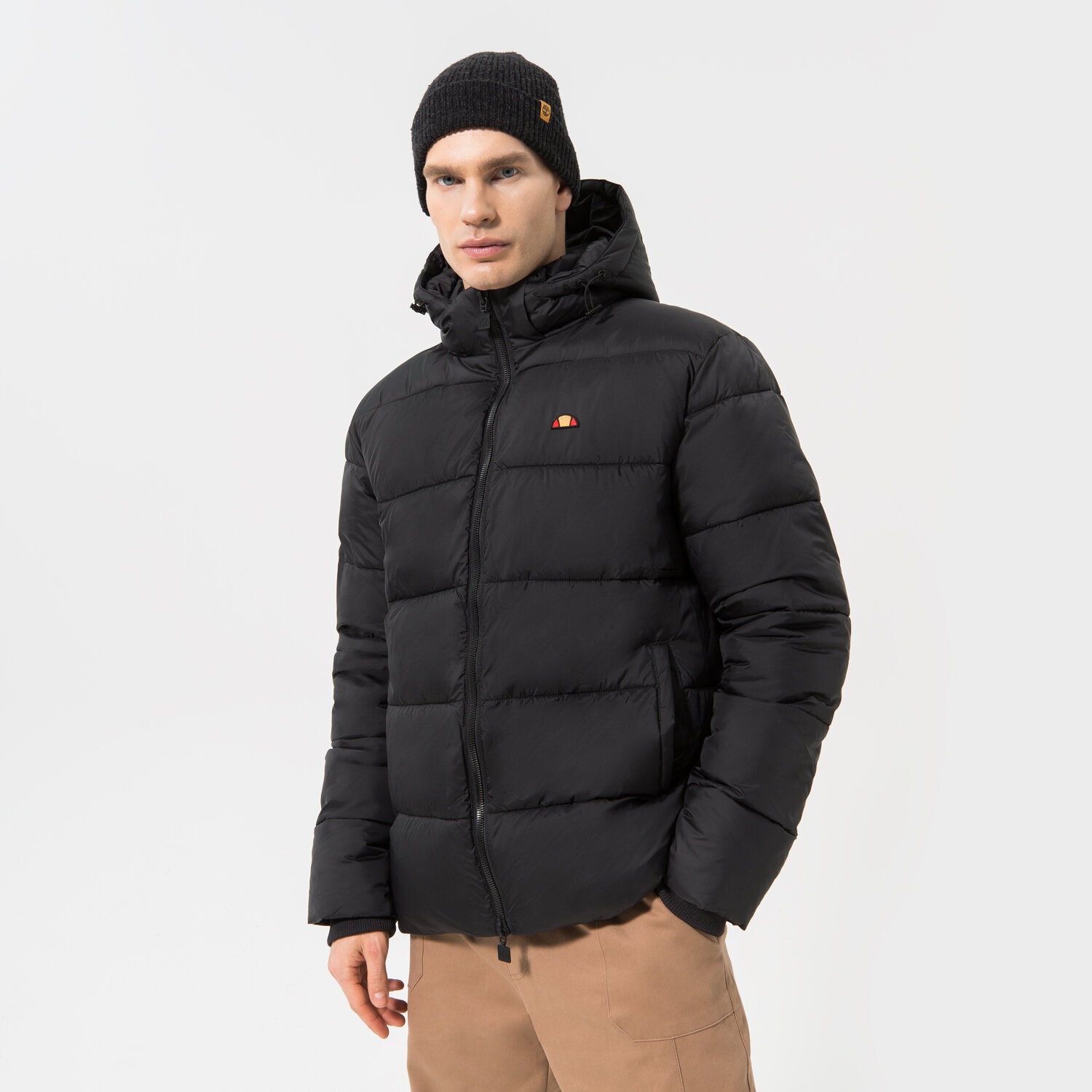 Bărbați eacă de iarnă ELLESSE JACHETĂ CU PUF PADDERO JACKET BLK SHQ17079011 Negru
