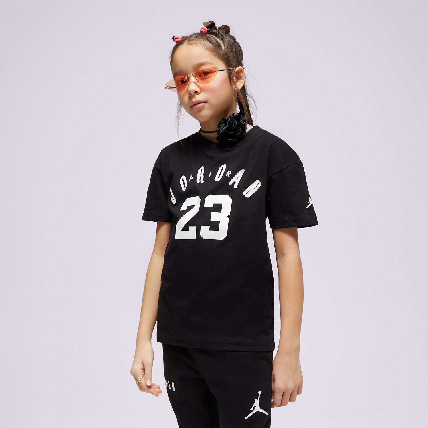 Copii tricou JORDAN TRICOU 23 SOFT TOUCH SS GIRL 45C826-023 Negru