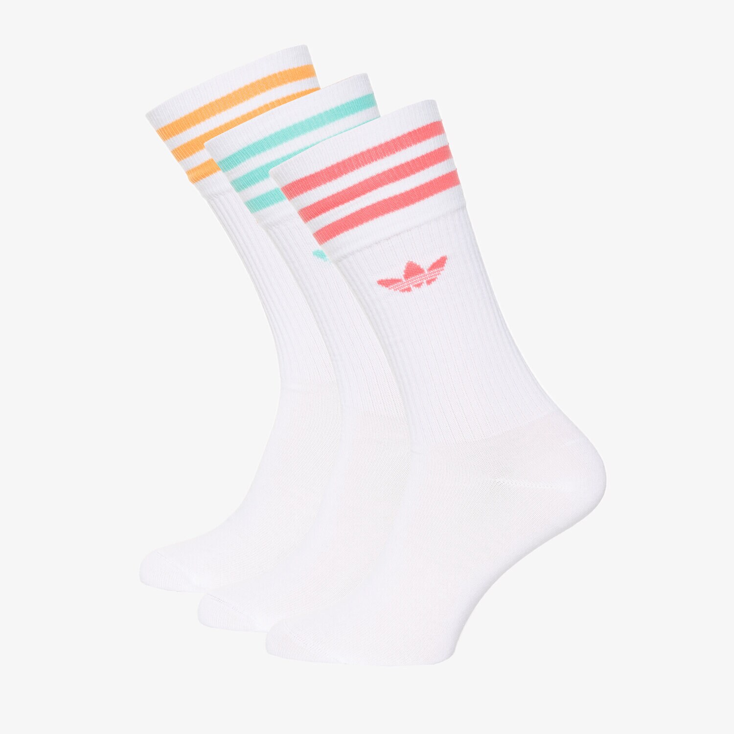 Femei șosete ADIDAS ȘOSETE SOLID CREW SOCK HC9562 Alb