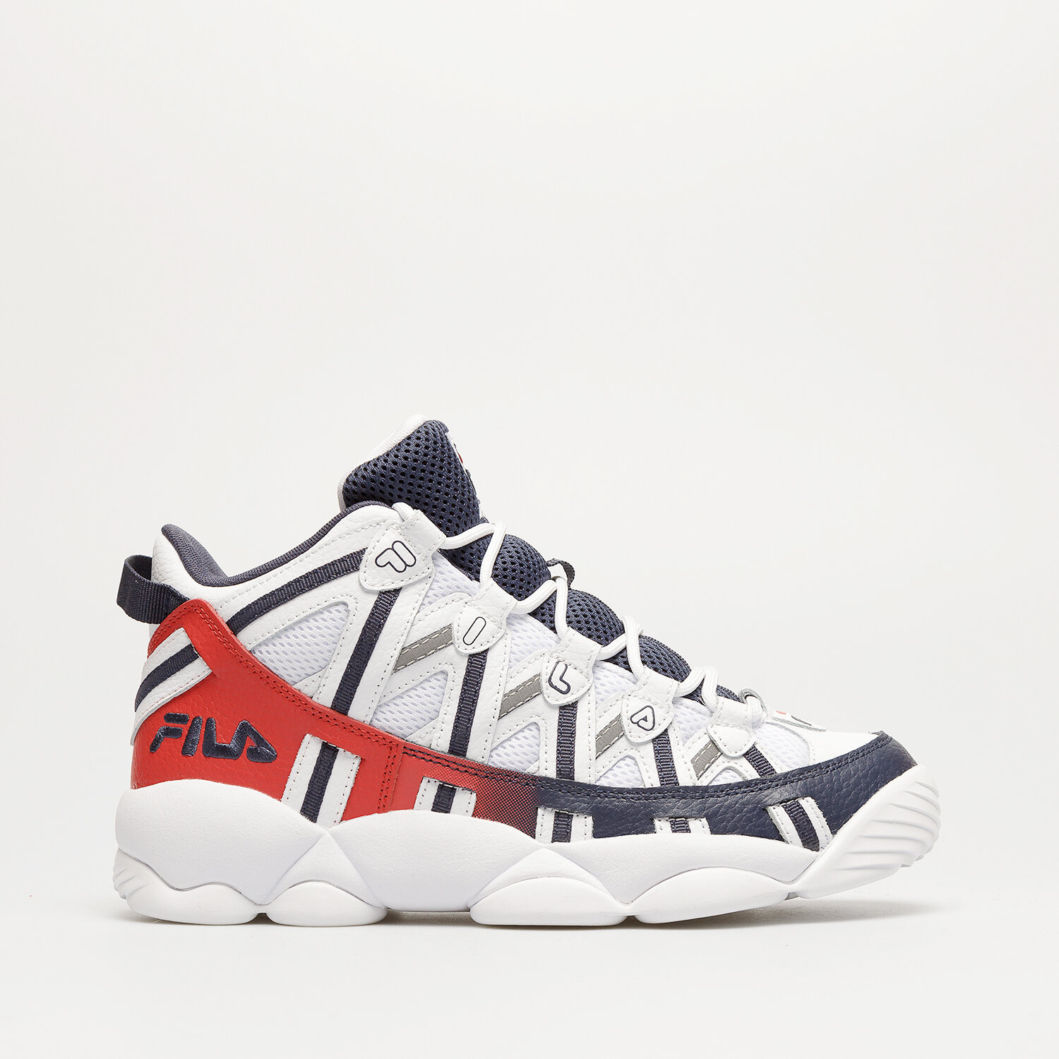 Barbați pantofi sport FILA STACKHOUSE SPAGHETTI 1BM02041125 Alb