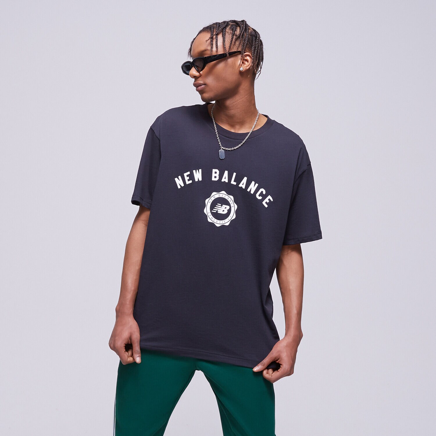Bărbați tricou NEW BALANCE TRICOU NB SPORT SEASONAL TEE MT31904BK Negru