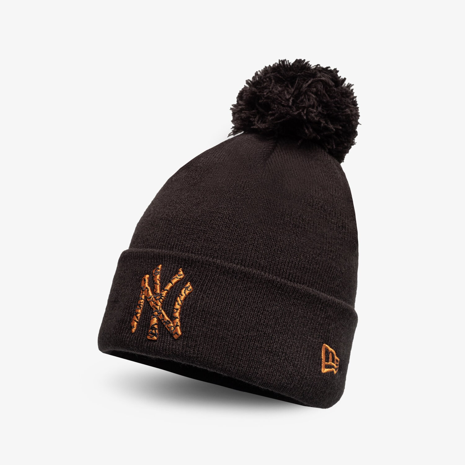Bărbați căciulă NEW ERA CACIULA INFILL BOBBLE BEANIE NYY BLK NEW YORK YANKEE 60284996 Negru
