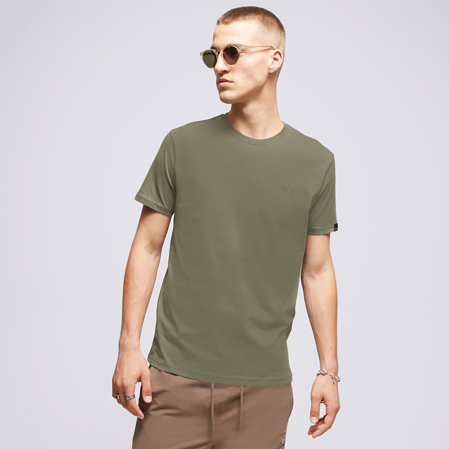 Bărbați tricou ALPHA INDUSTRIES TRICOU AIR FORCE 138505142 Kaki