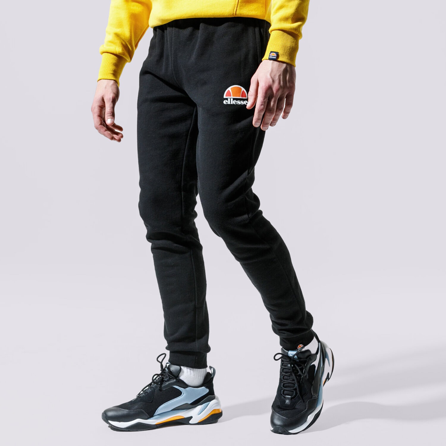 Bărbați pantaloni ELLESSE PANTALONI  OVEST BLK SHS01763001 Negru