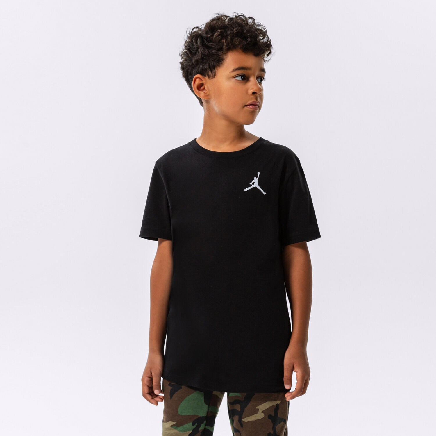 Copii tricou JORDAN TRICOU JUMPMAN AIR EMB BOY 95A873-023 Negru