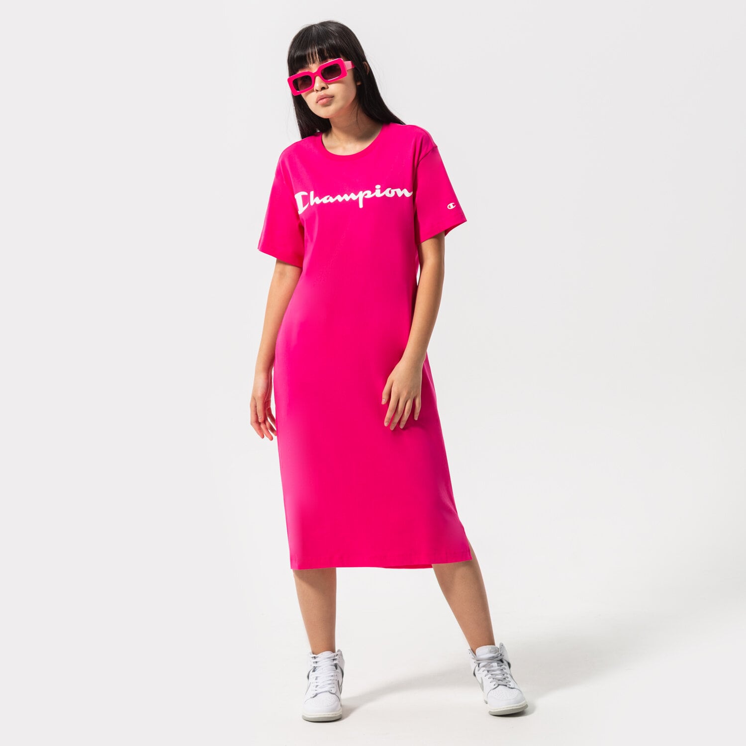 Femei rochii și fuste CHAMPION ROCHIE TRENINGS 114890PS025 Roz