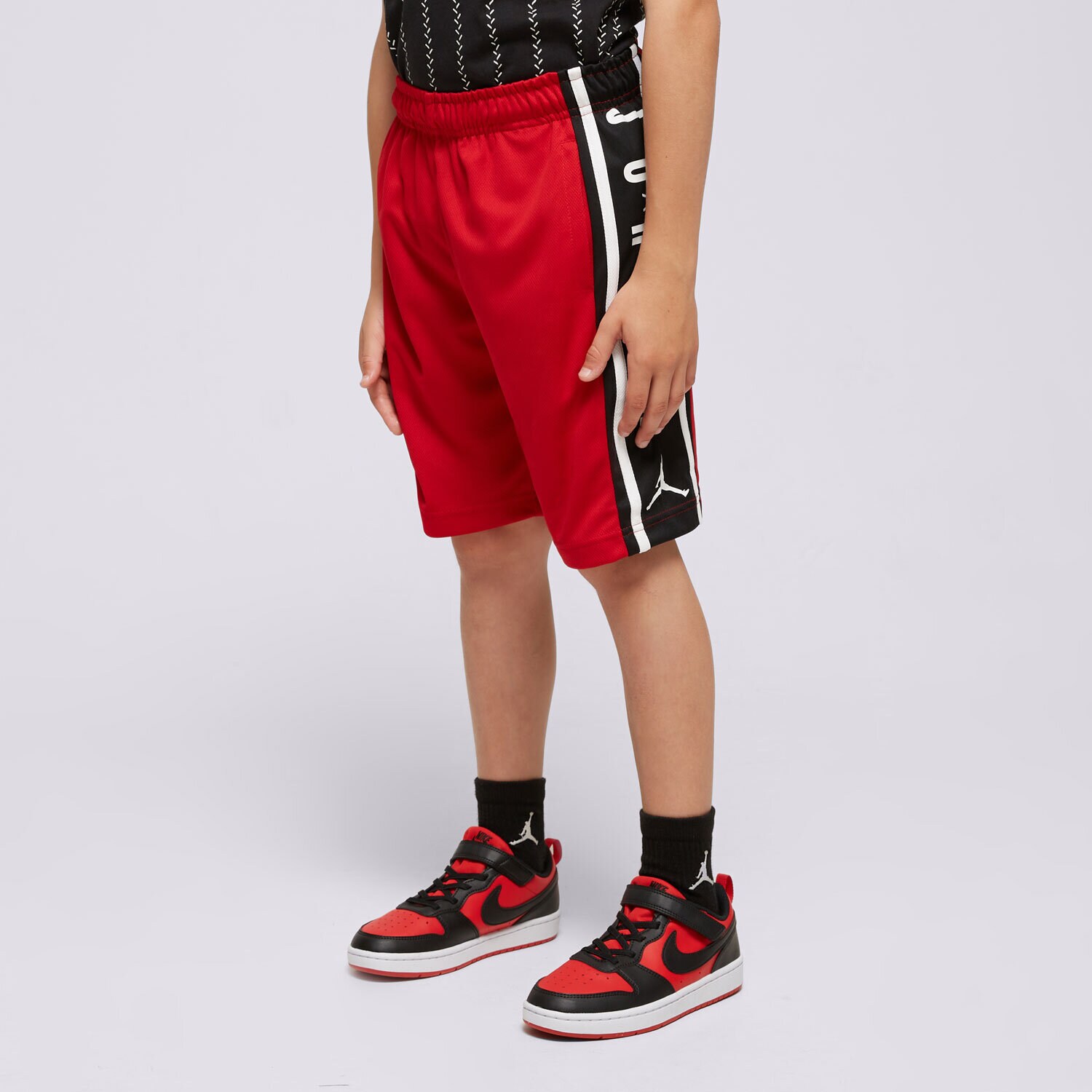 Pantaloni scurți și rochii pentru copii JORDAN PANTALONI SCURȚI HBR BBALL SHORT RED B 957115-R78 Roșu