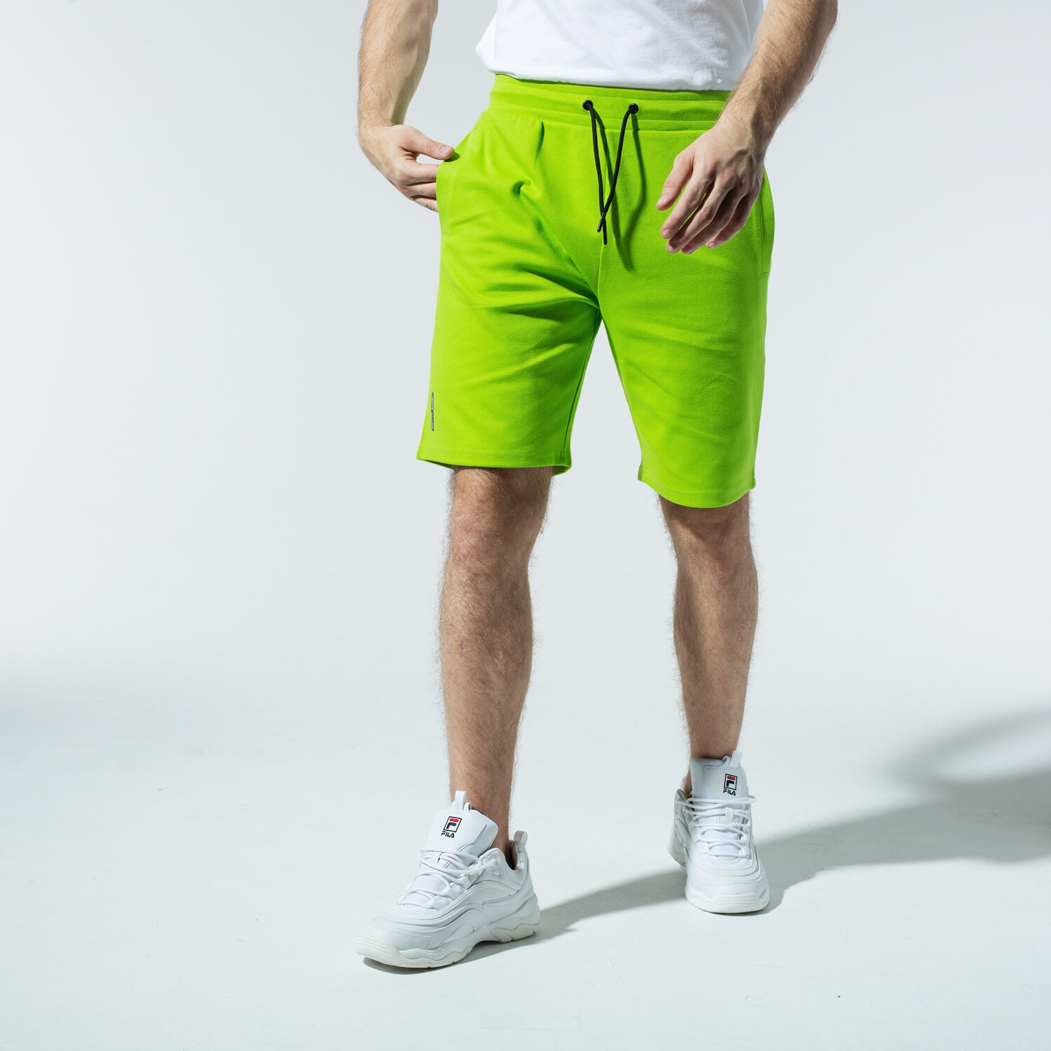 Femei pantaloni scurți HAHA66 PANTALONI SCURȚI ELASTIC SHORTS HA120SZM84004 Verde
