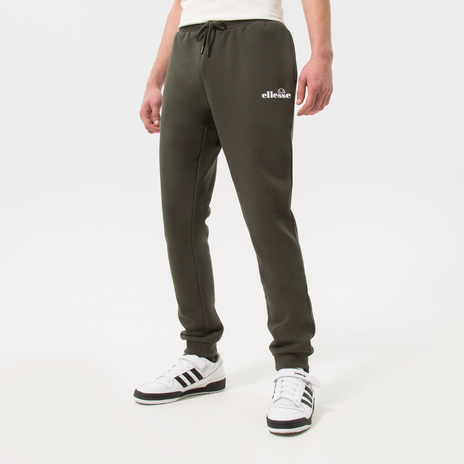 Bărbați pantaloni ELLESSE PANTALONI  CRAVO JOG PANT DGREEN SHP16465502 Verde