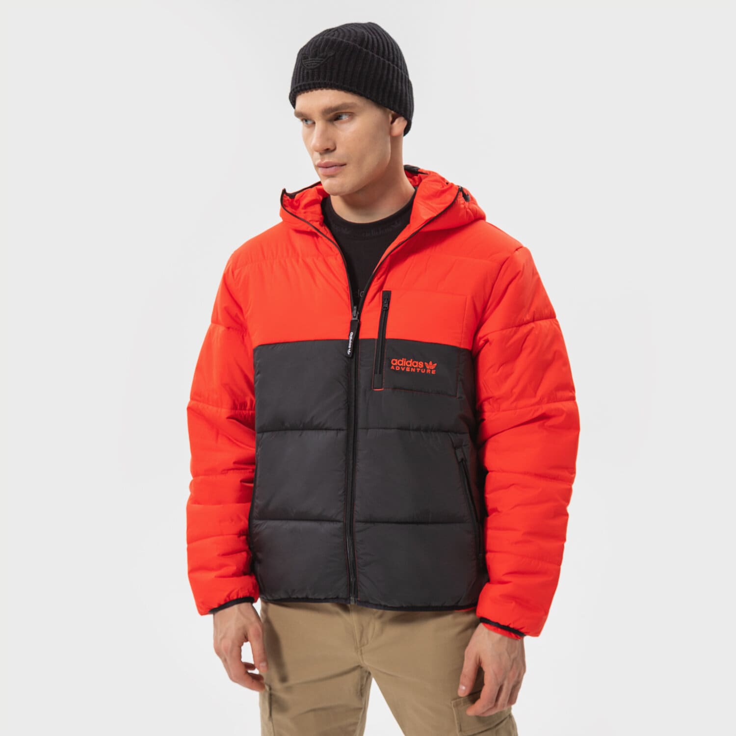 Bărbați eacă de iarnă ADIDAS JACHETĂ PUFFER JKT H13572 Roșu