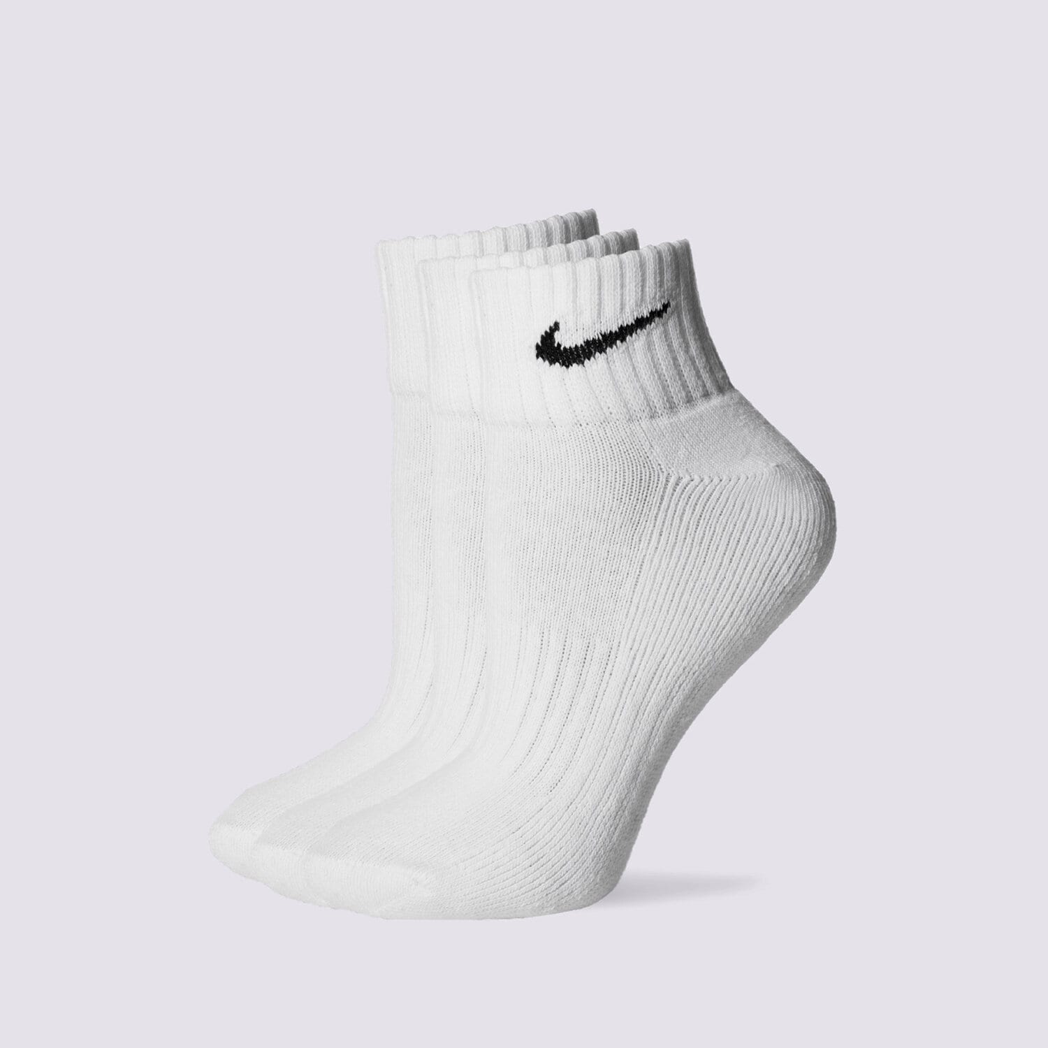 Femei șosete NIKE ȘOSETE CUSH QT 3PR SX4926-101 Alb