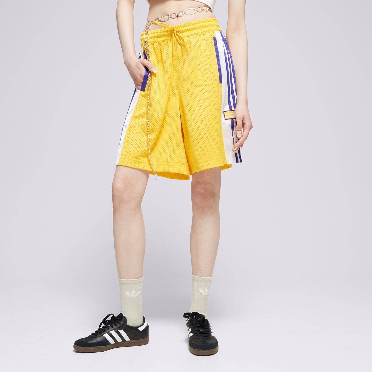 Femei pantaloni scurți ADIDAS PANTALONI SCURȚI ADIBRK BB SHORT IS2471 Galben
