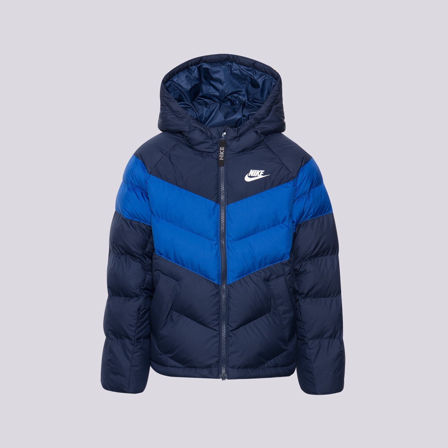 Jachetă de sezon pentru copii (primăvară/toamnă) NIKE JACHETĂ CB PADDED JKT DX1264-410 Bleumarin