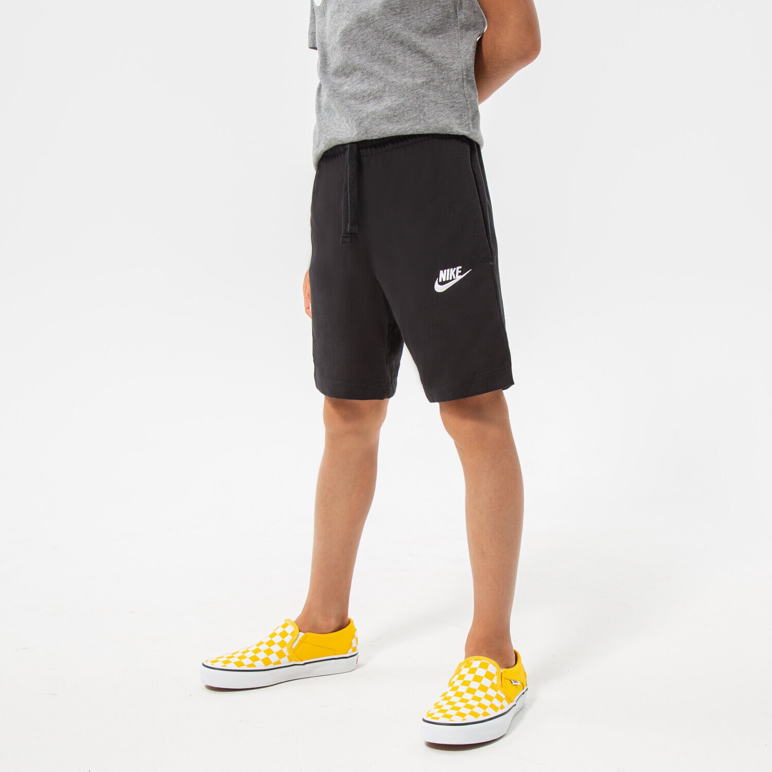 Pantaloni scurți și rochii pentru copii NIKE PANTALONI SCURȚI SPORTSWEAR BOY DA0806-010 Negru