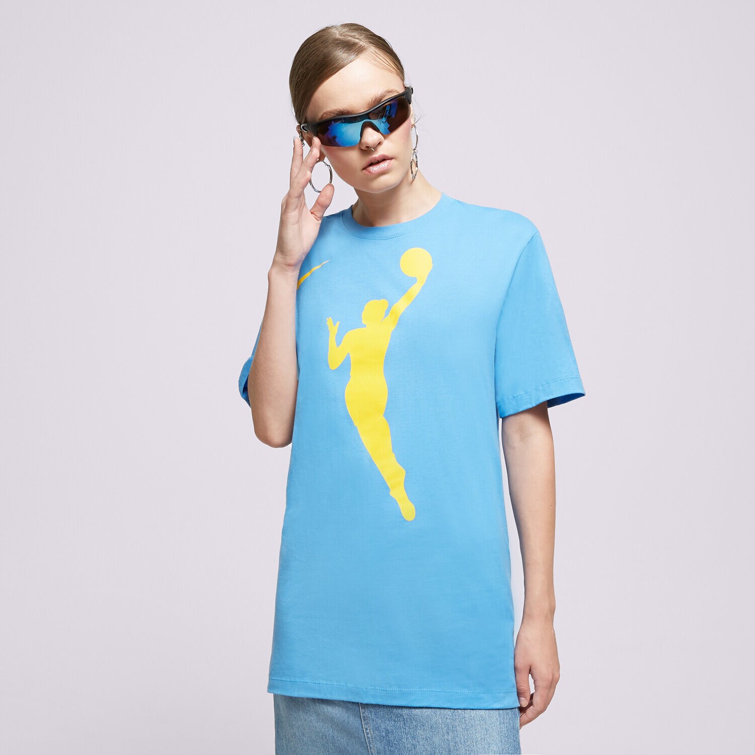 Femei tricou NIKE TRICOU WNBA U NK T13 SS TEE NBA FB9833-462 Albastru