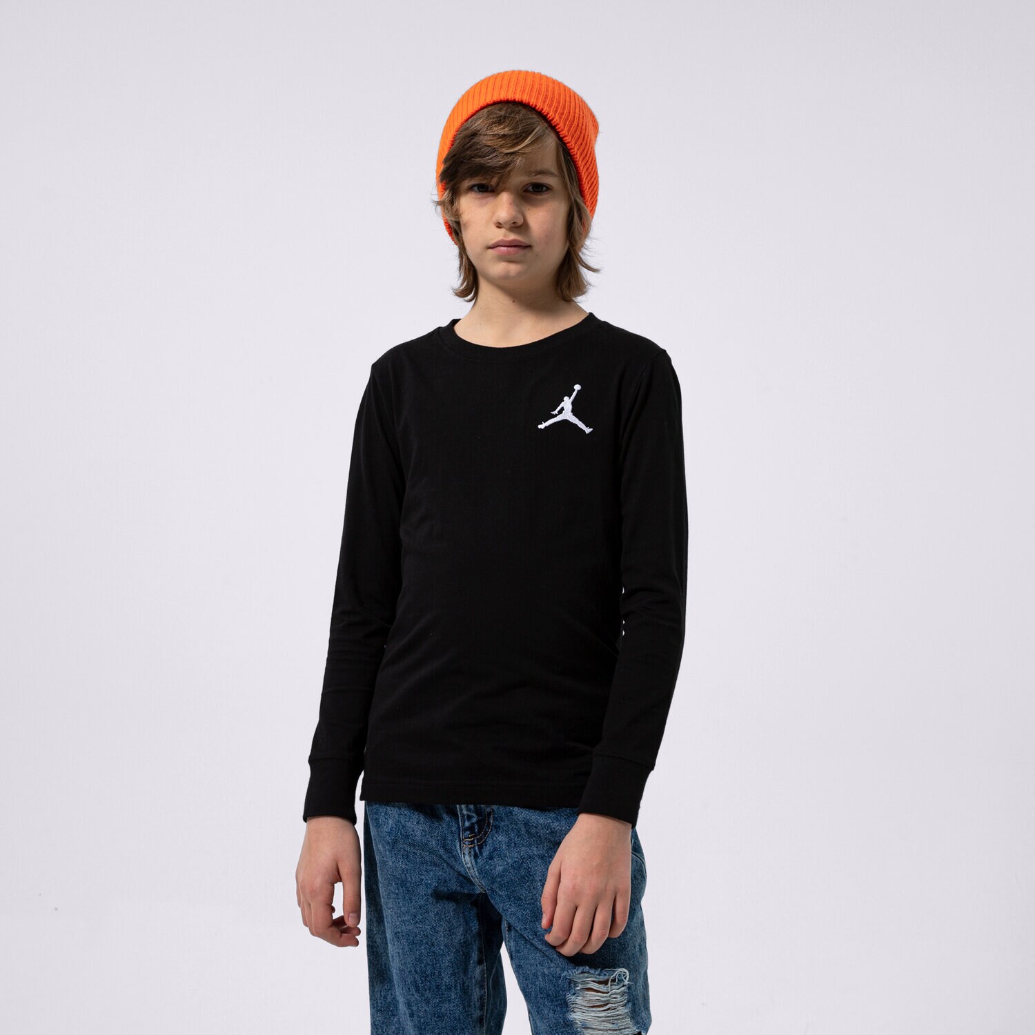 Copii tricou JORDAN TRICOU JUMPMAN AIR EMROIDERY BOY 95A903-023 Negru