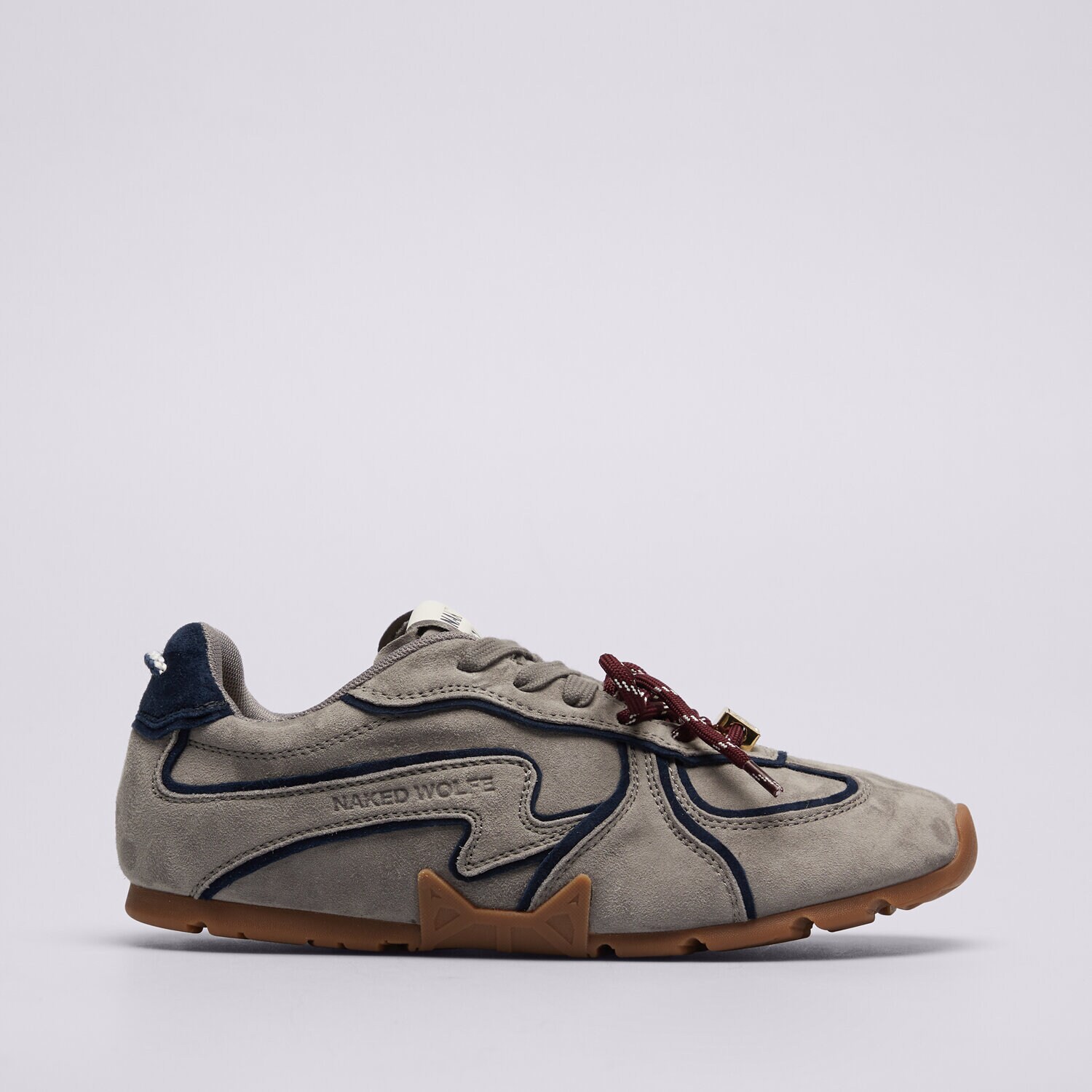 Femei pantofi sport NAKED WOLFE ADORED NWADOREDGREYSUEDE Gri