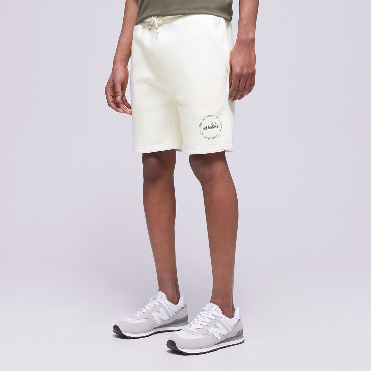 Femei pantaloni scurți ELLESSE PANTALONI SCURȚI FONTANSA SHORT OFF WHT SGR17620904 Alb