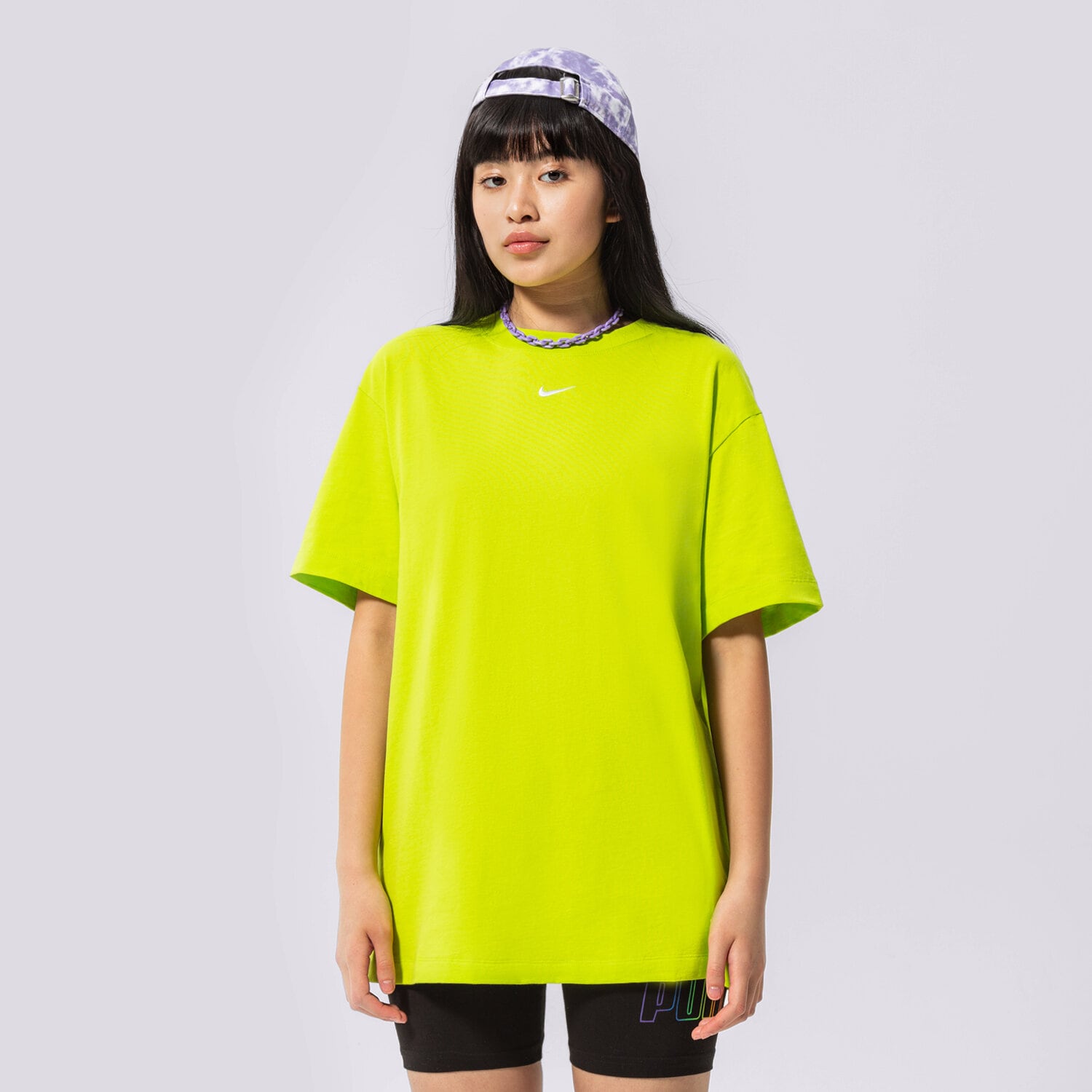 Femei tricou NIKE TRICOU SPORTSWEAR ESSENTIAL OVERSIZED DN5697-321 Galben Neon