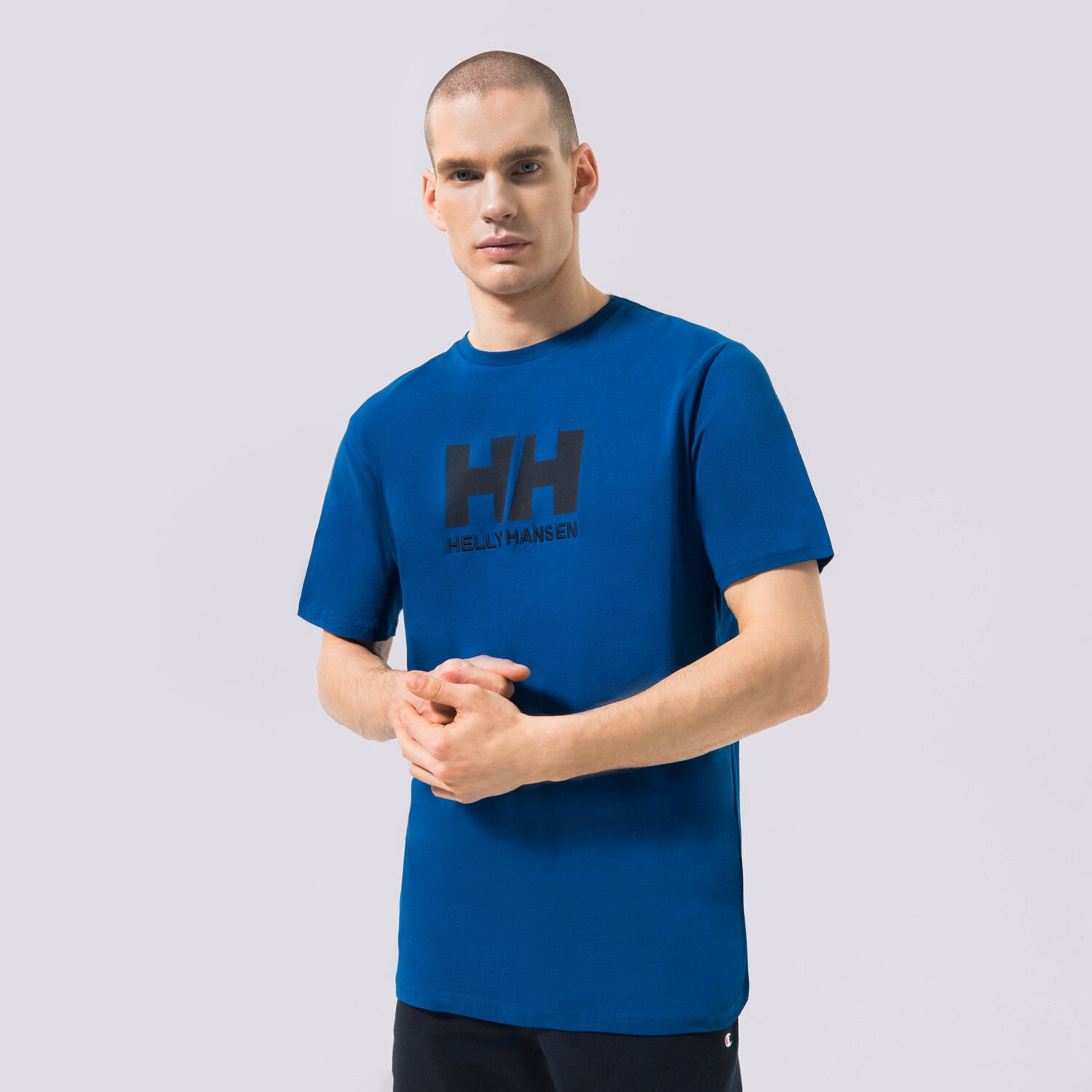 Bărbați tricou HELLY HANSEN TRICOU HH LOGO TRICOU 33979606 Bleumarin