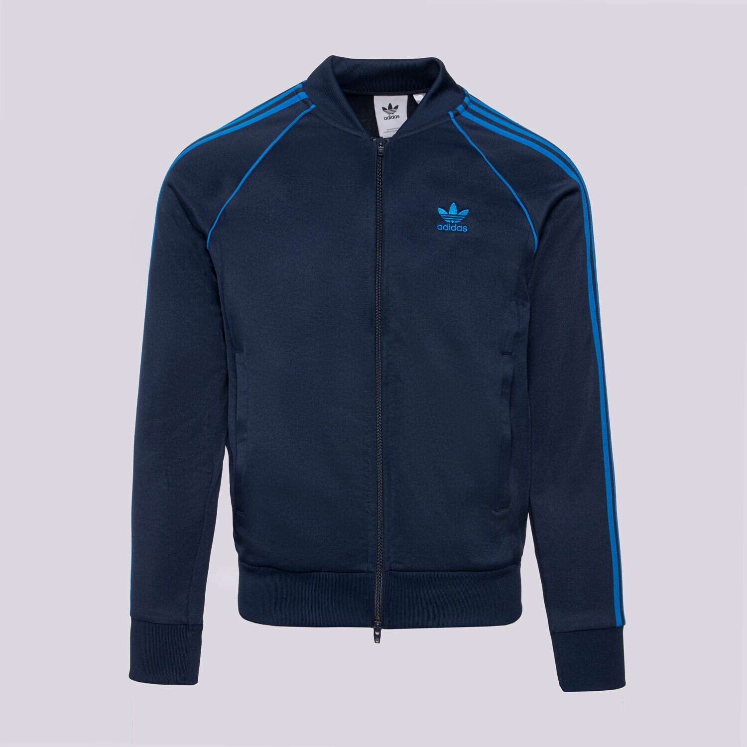 Bărbați bluză ADIDAS BLUZĂ SSTT NAVY/BLU SWEATSHIRT IJ9458 Bleumarin