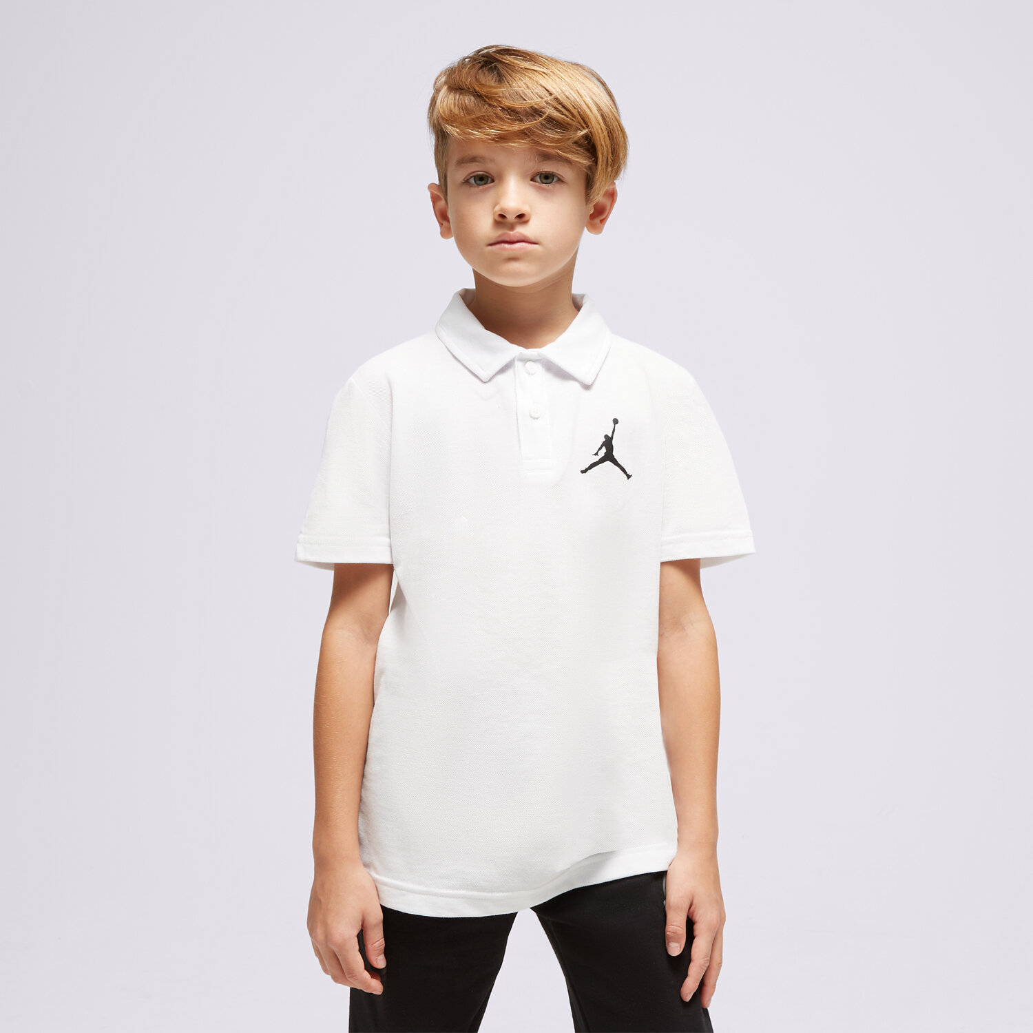 Copii tricou JORDAN TRICOU POLO JDB JUMPMAN POLO BOY 95C217-001 Alb
