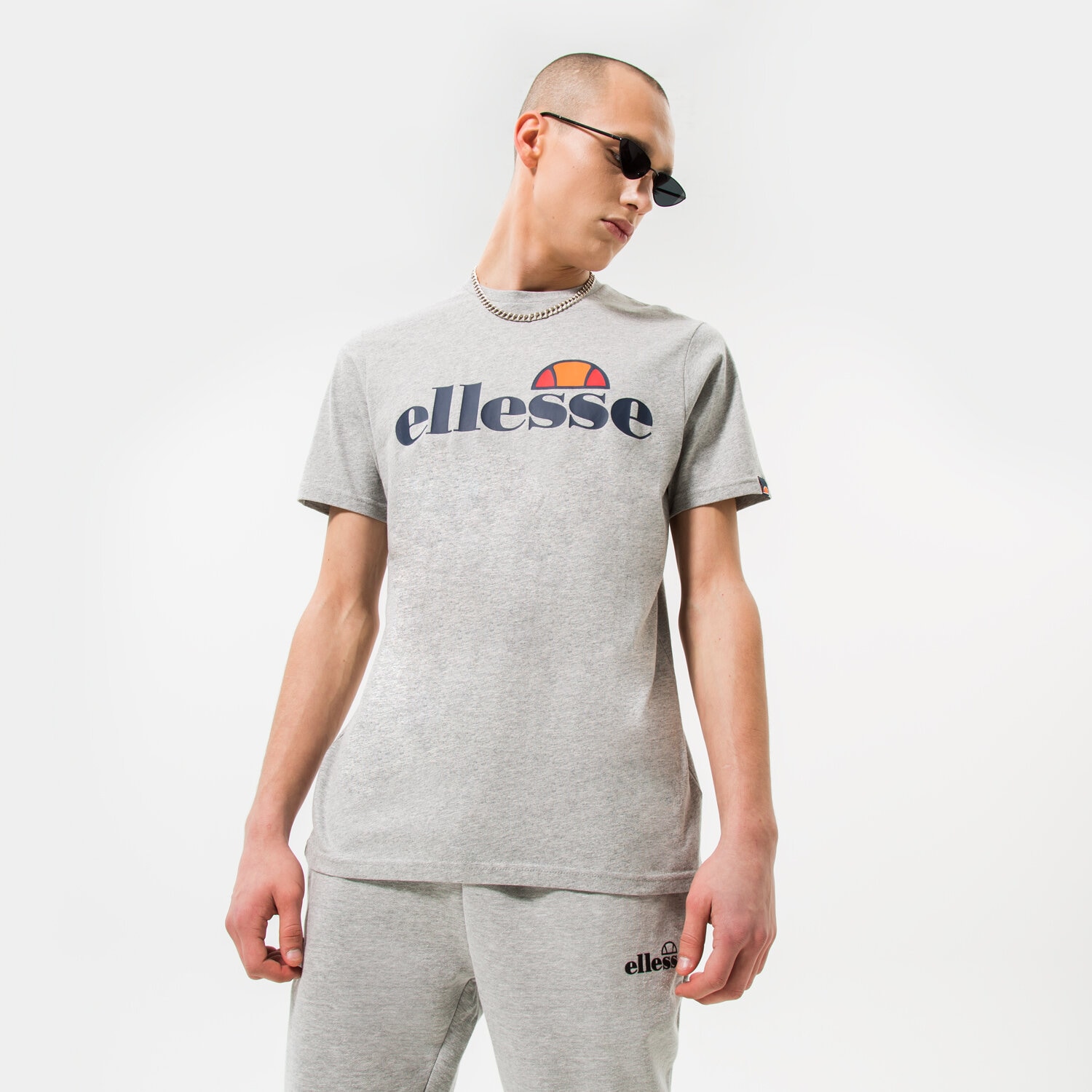 Bărbați tricou ELLESSE TRICOU SL PRADO GREY SHC07405112 Gri