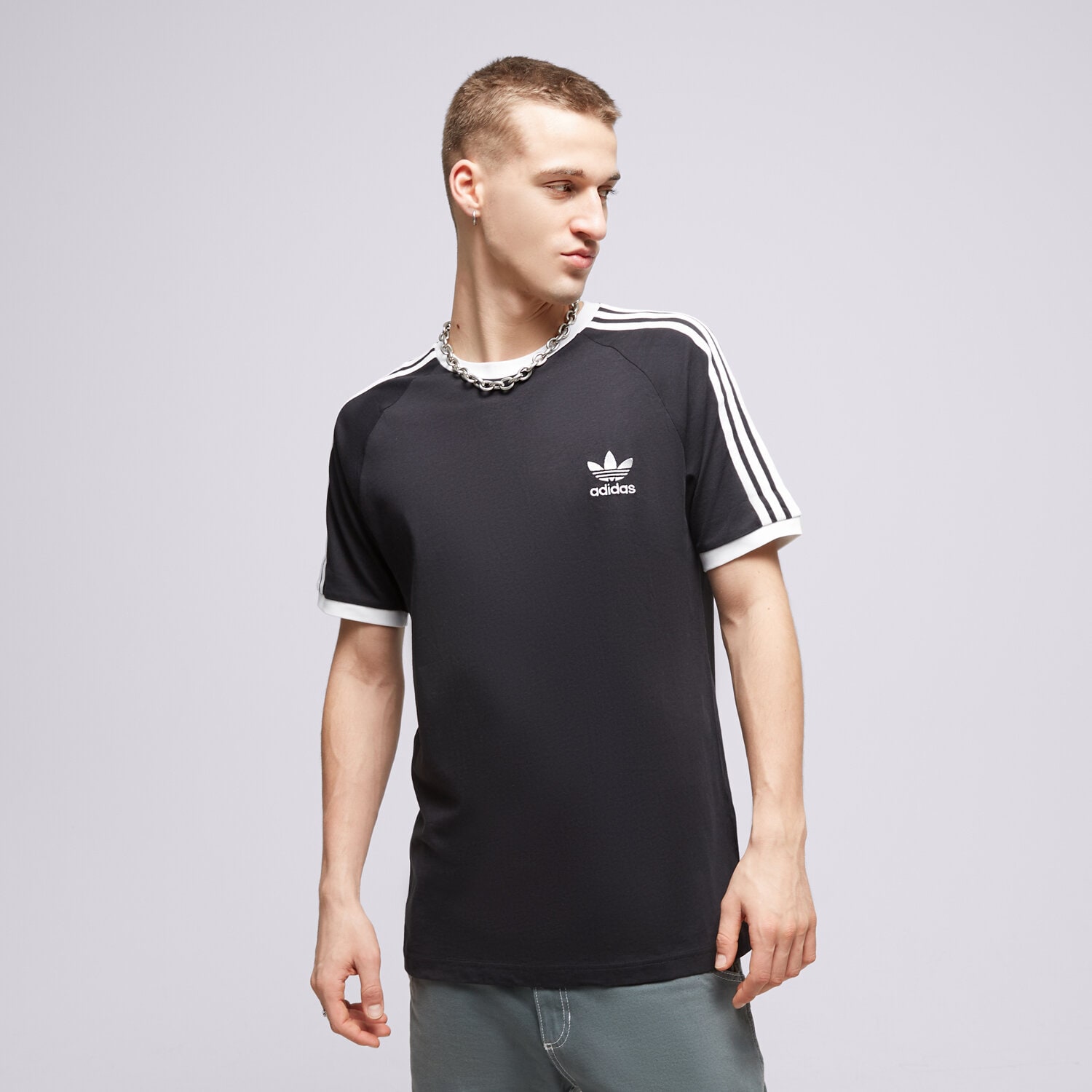 Bărbați tricou ADIDAS TRICOU 3-STRIPES TEE IA4845 Negru