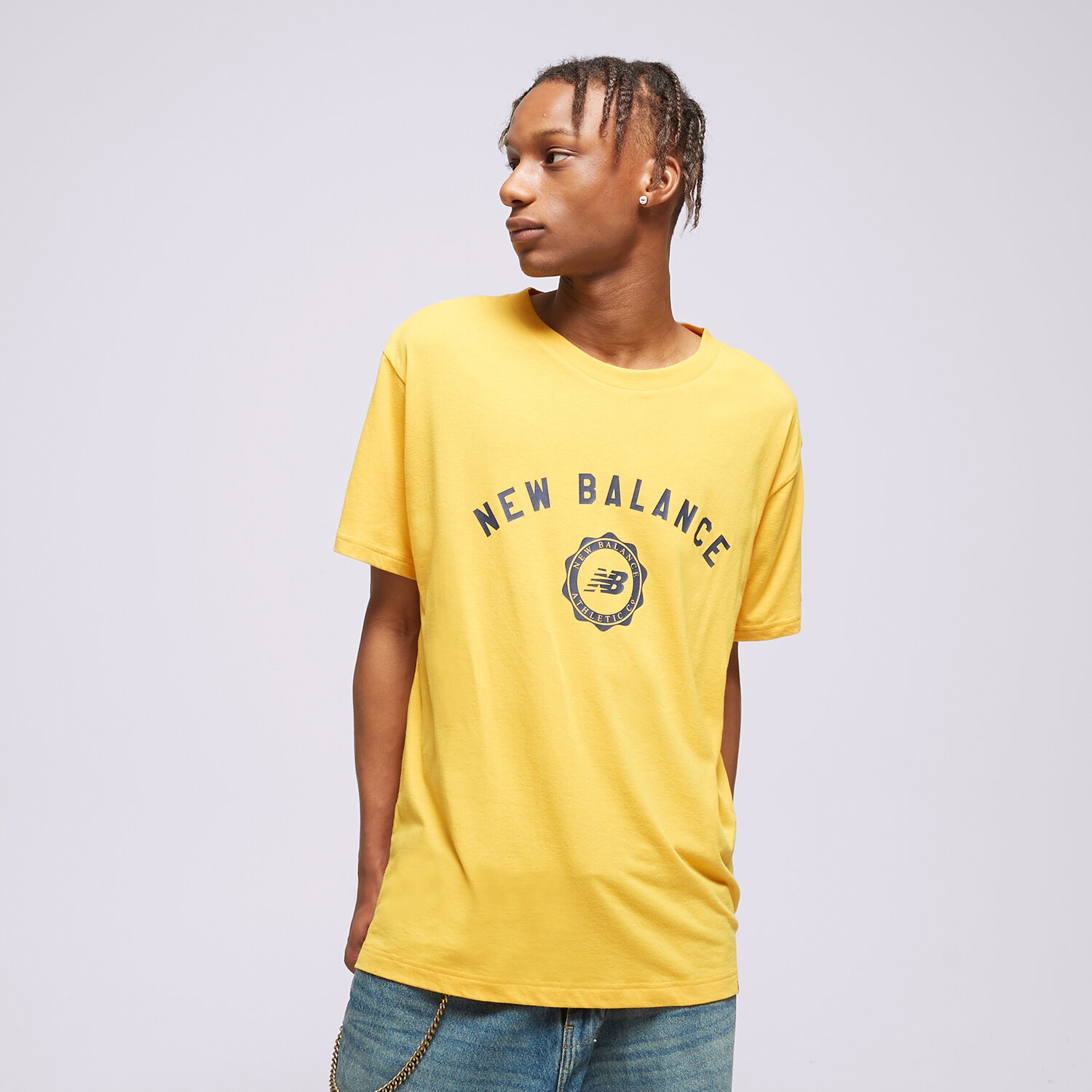 Bărbați tricou NEW BALANCE TRICOU NB SPORT SEASONAL TEE MT31904VGL Galben