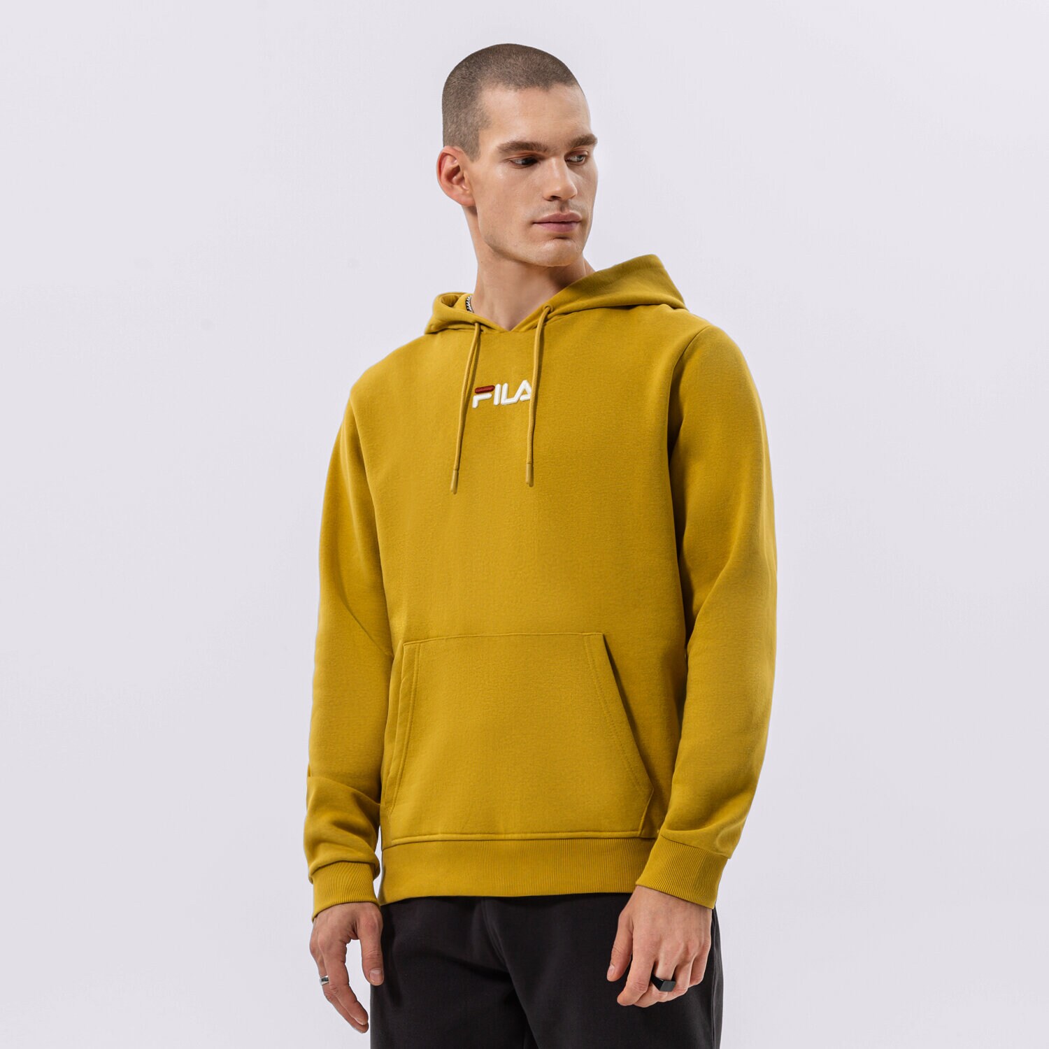 Bărbați bluză FILA BLUZĂ CU GLUGĂ HENRY SS22TKM102947 Bej