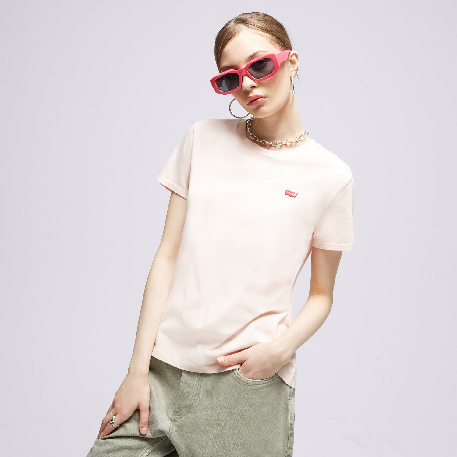 Femei tricou LEVI'S TRICOU PERFECT 39185-0209 Roz