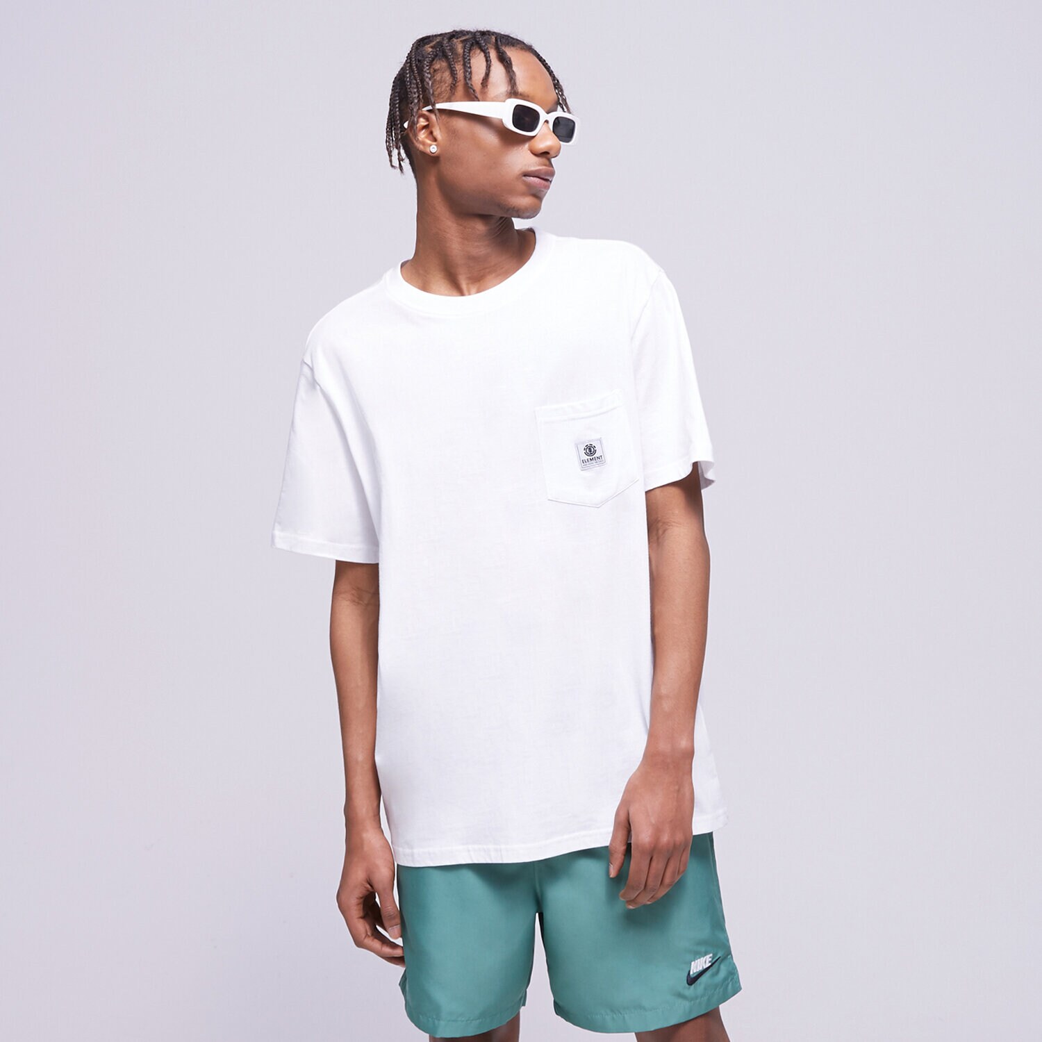 Bărbați tricou ELEMENT TRICOU BASIC POCKET LABEL SS ELYKT00116OTW Alb