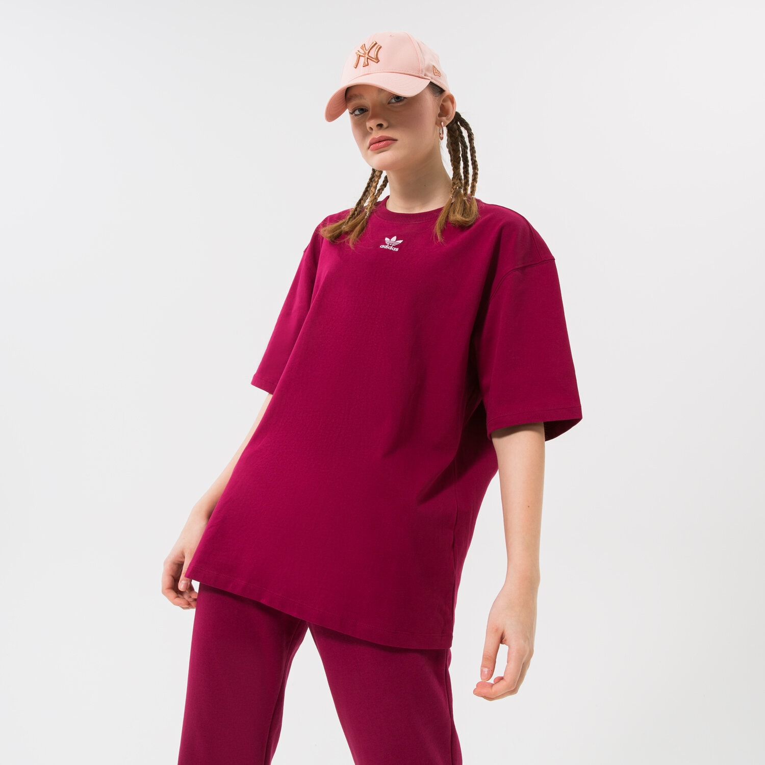 Femei tricou ADIDAS TRICOU HM1830 Bordo