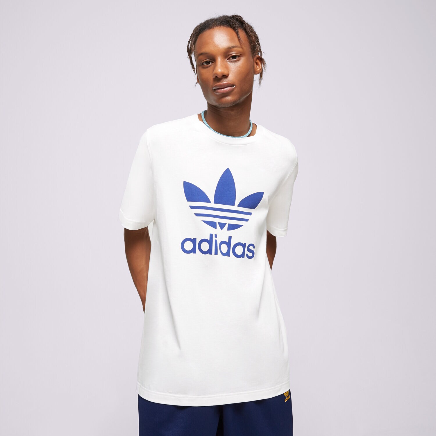 Bărbați tricou ADIDAS TRICOU TREFOIL TRICOU IA4813 Alb