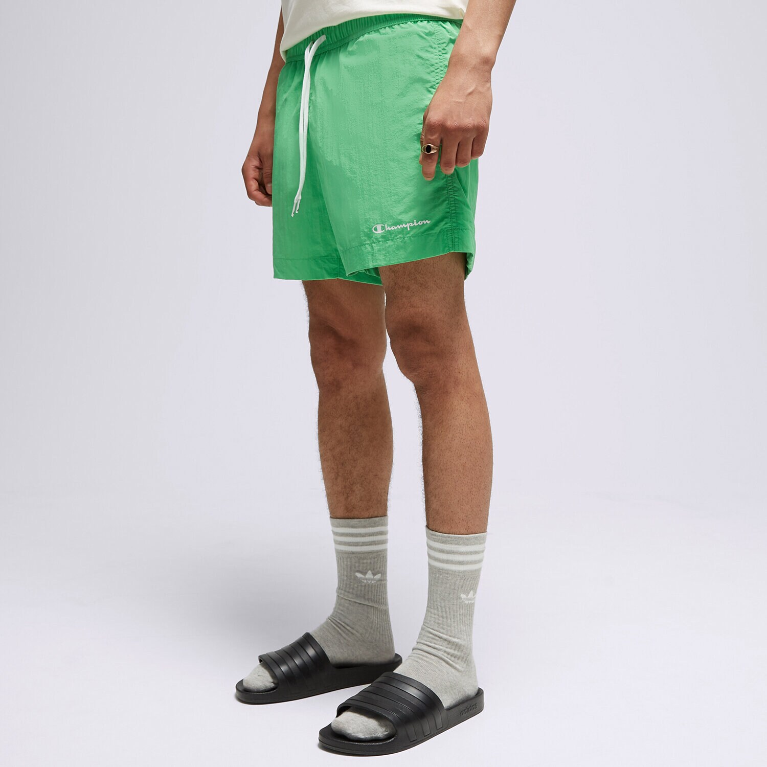 Femei pantaloni scurți CHAMPION PANTALONI SCURȚI BEACHSHORT 216069GS024 Verde