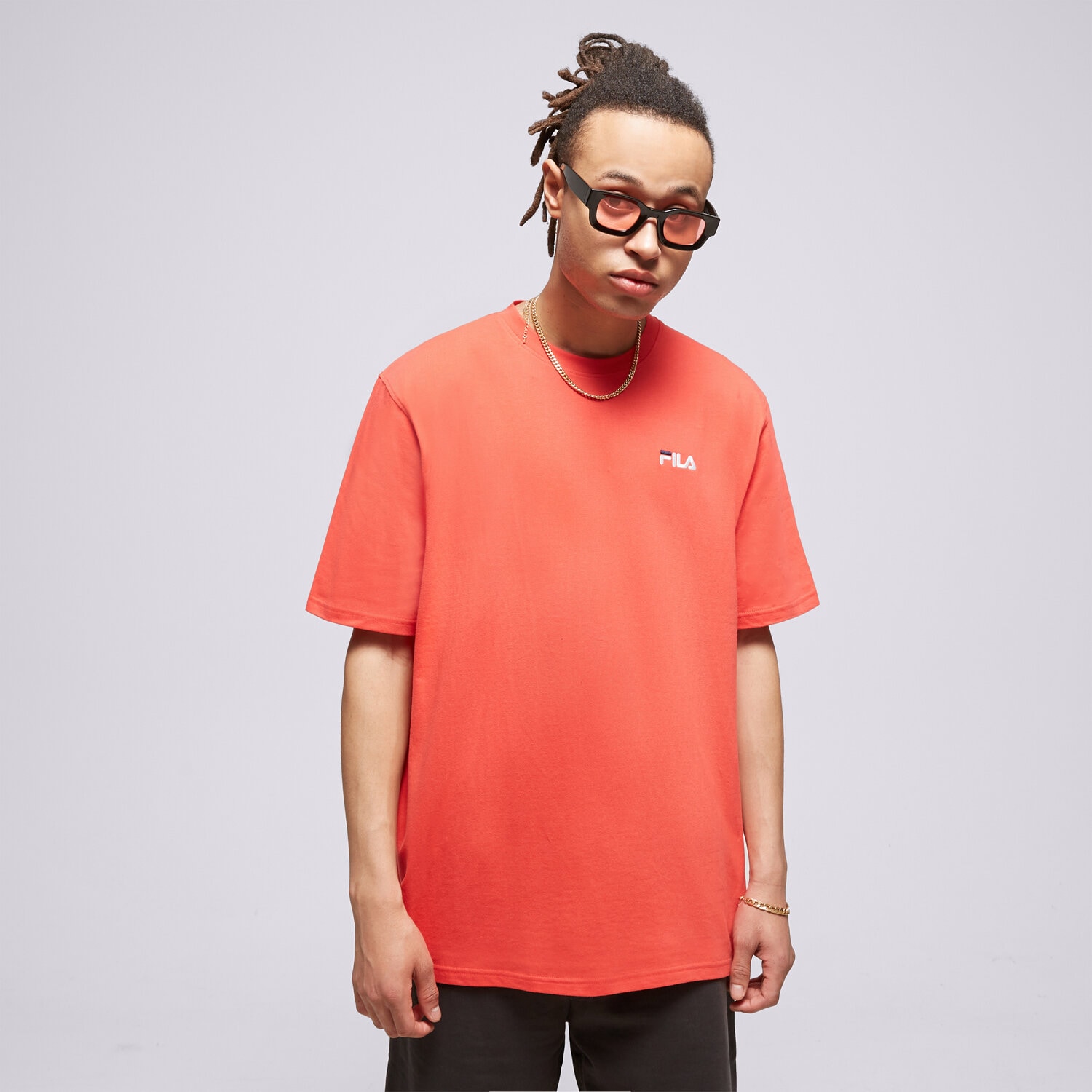 Bărbați tricou FILA TRICOU DRINGO SS23SPM229506 Roșu