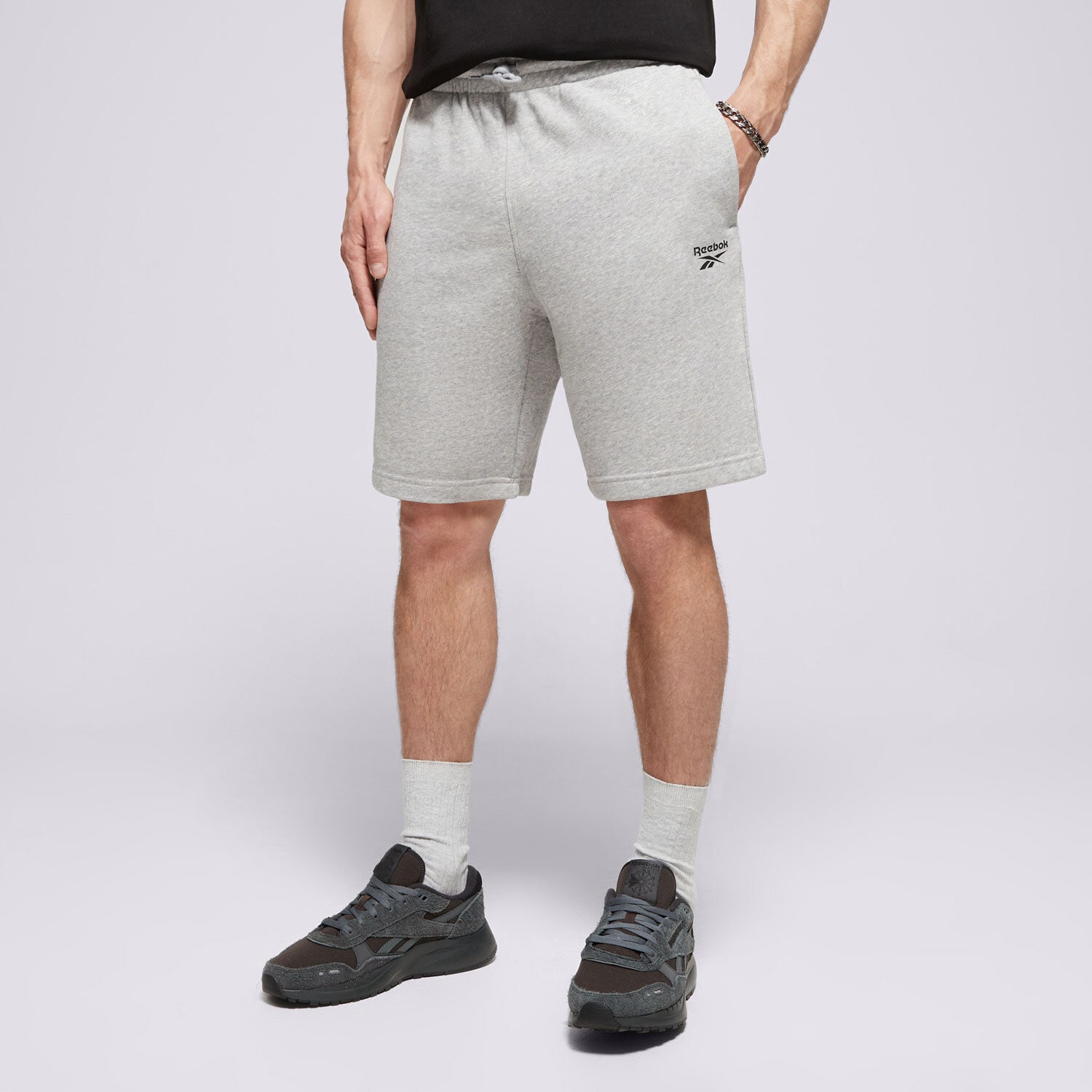 Femei pantaloni scurți REEBOK PANTALONI SCURȚI RI FT LEFT LEG SHORT HZ8784_100067630 Gri