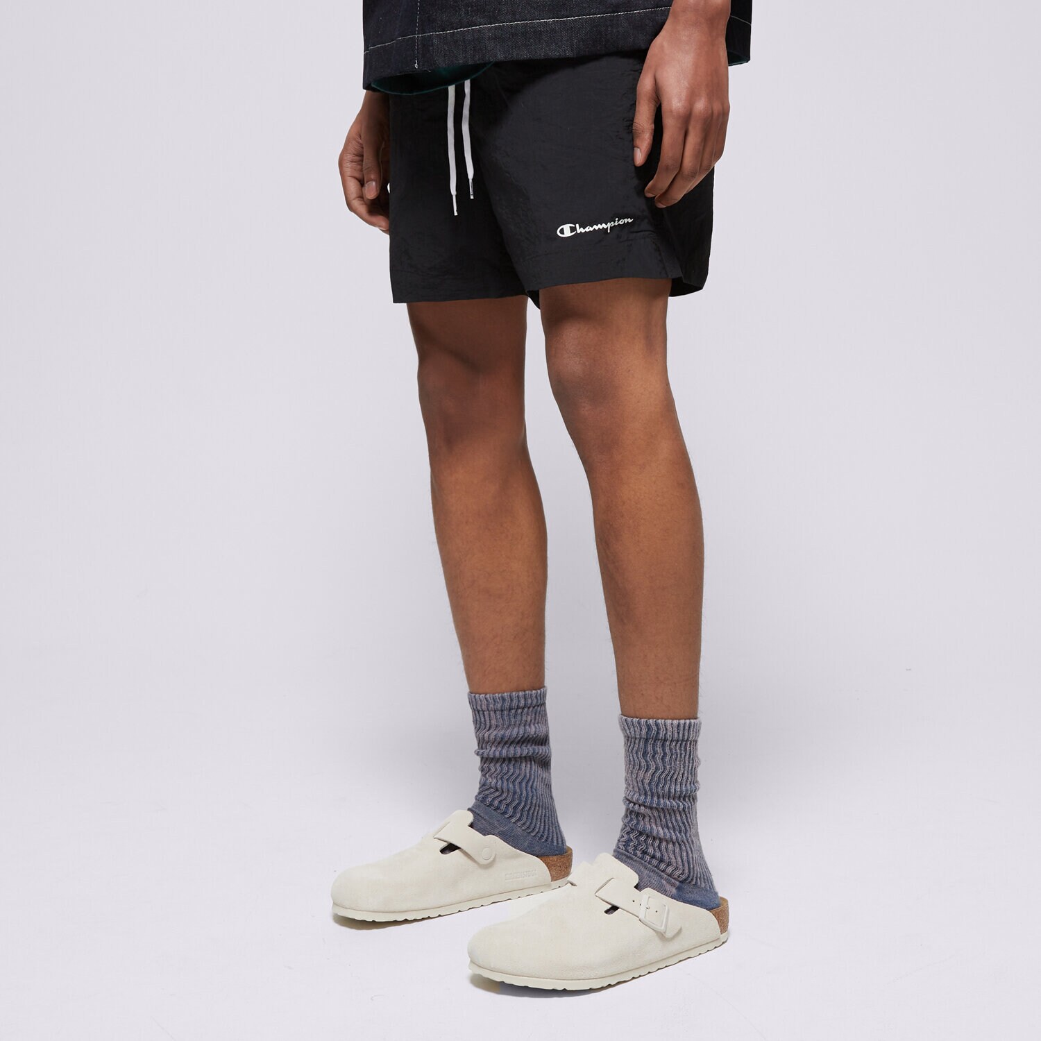 Femei pantaloni scurți CHAMPION PANTALONI SCURȚI BEACHSHORT 216069KK002 Negru