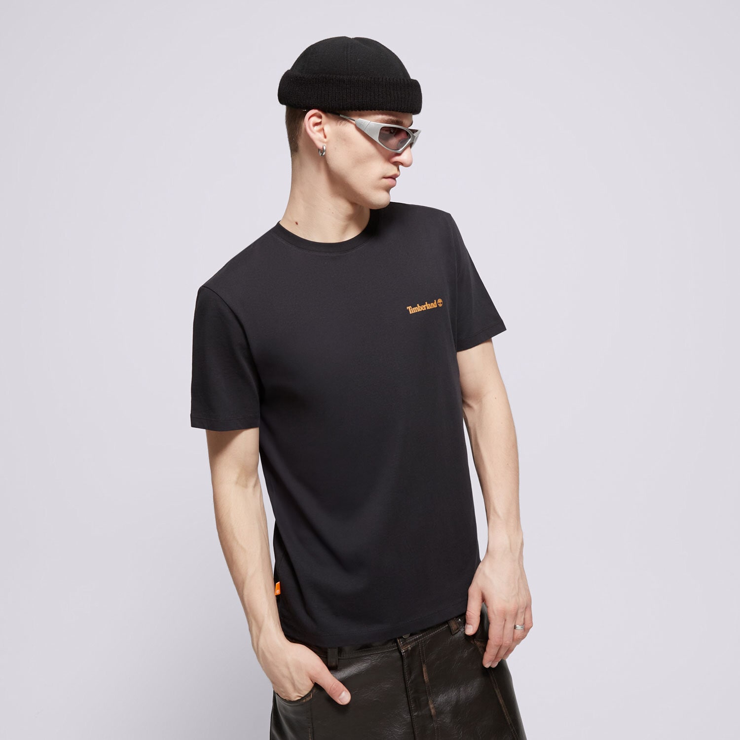 Bărbați tricou TIMBERLAND TRICOU SMALL LOGO PRINT TB0A5PGZ0011 Negru