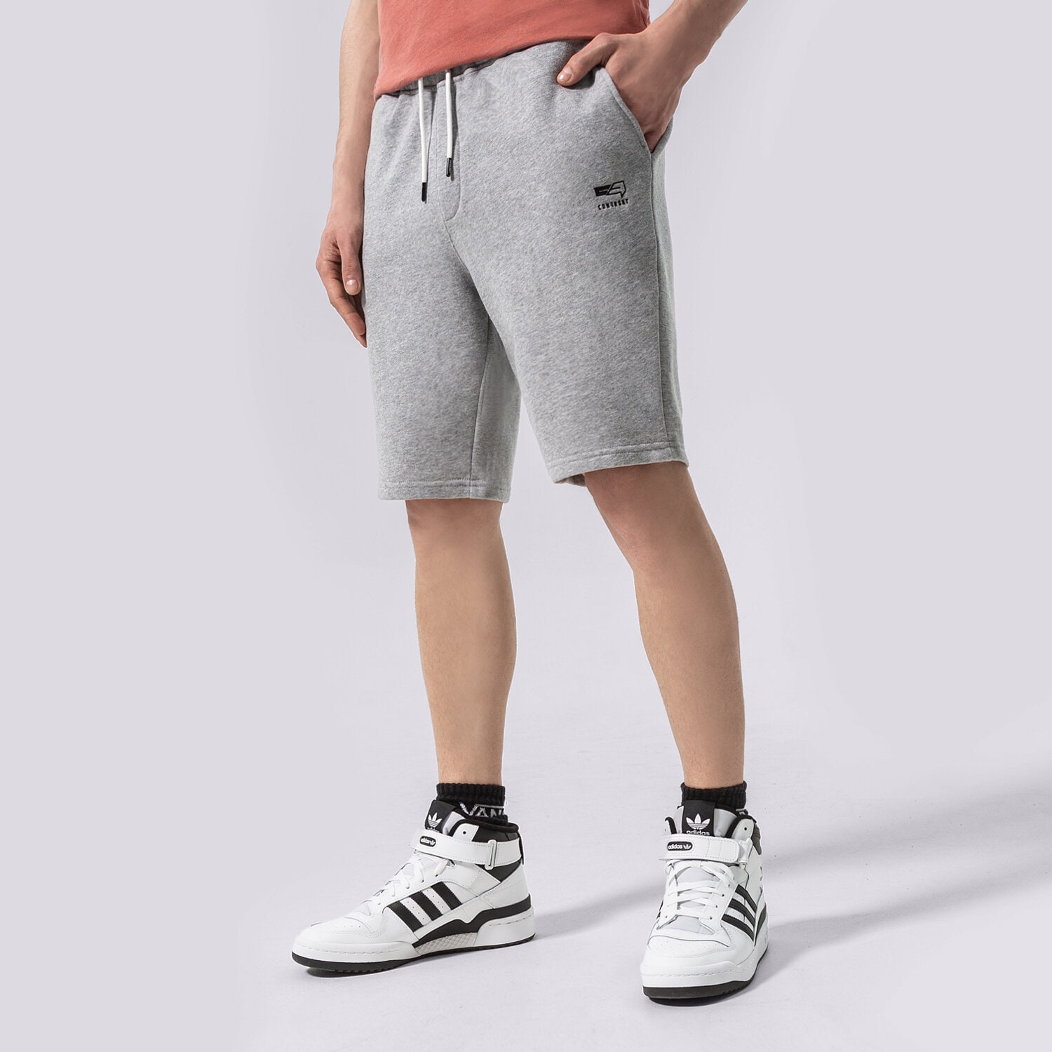 Femei pantaloni scurți CONFRONT PANTALONI SCURȚI ESSENTIAL CF122SZM90002 Gri