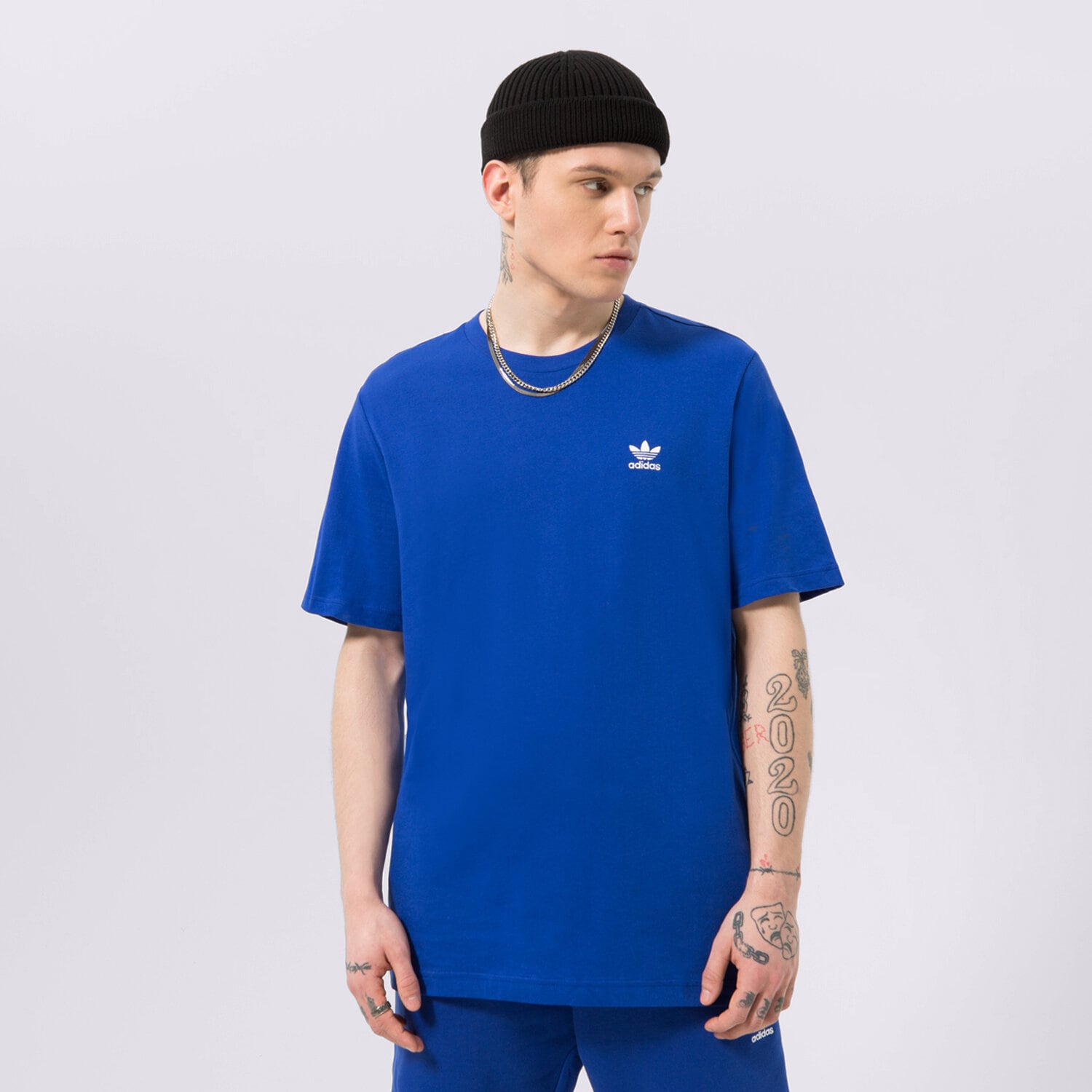 Bărbați tricou ADIDAS TRICOU ESSENTIAL TEE IA4870 Albastru
