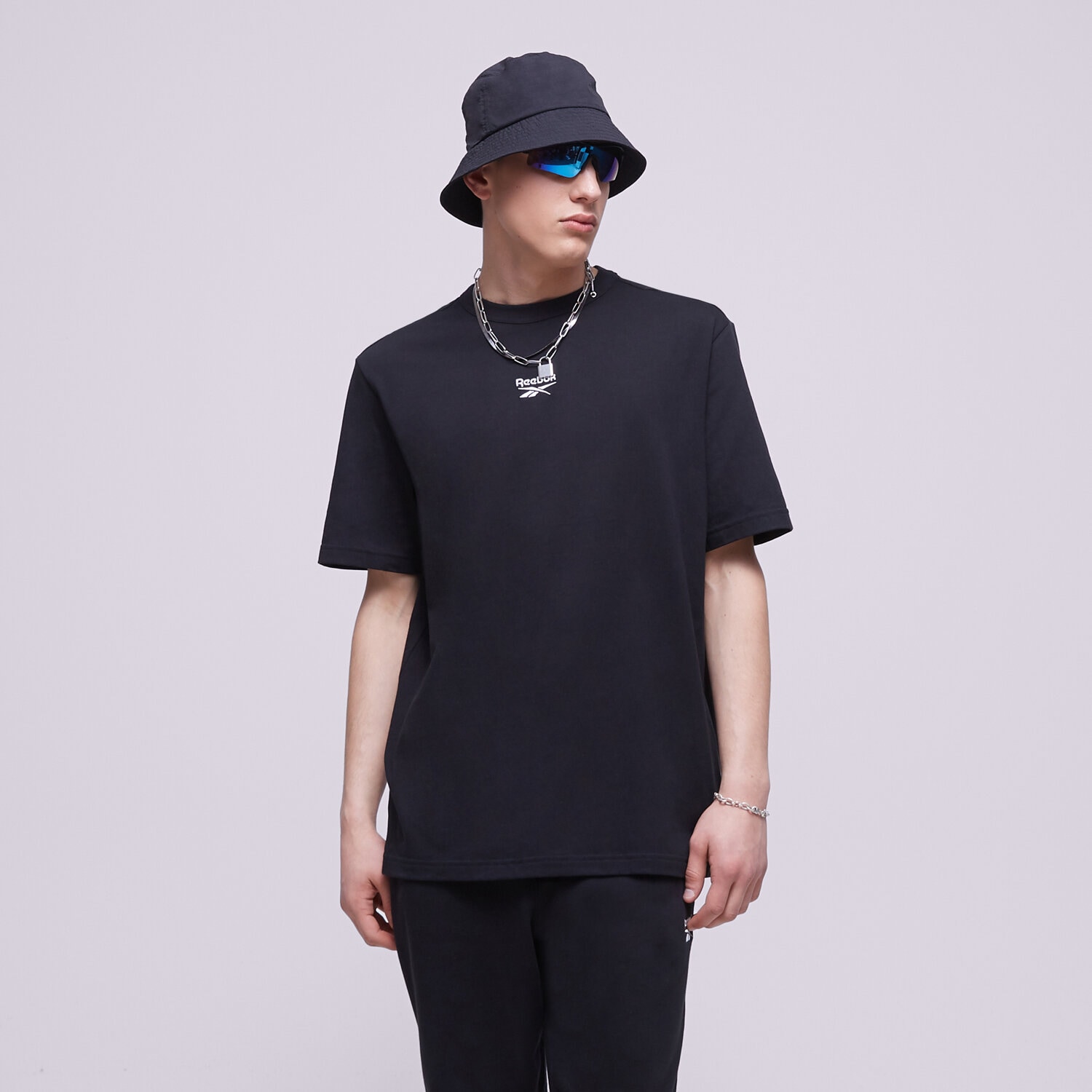Bărbați tricou REEBOK TRICOU CL SV TEE HS7153 Negru