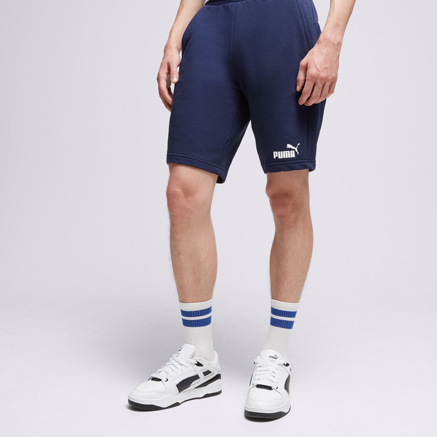 Femei pantaloni scurți PUMA PANTALONI SCURȚI ESS SHORTS 10" 58670906 Bleumarin