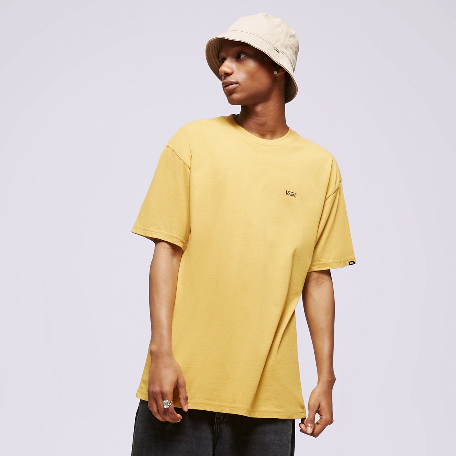 Bărbați tricou VANS TRICOU MN LEFT CHEST LOGO TEE NARCISSUS VN0A3CZEBWV1 Galben